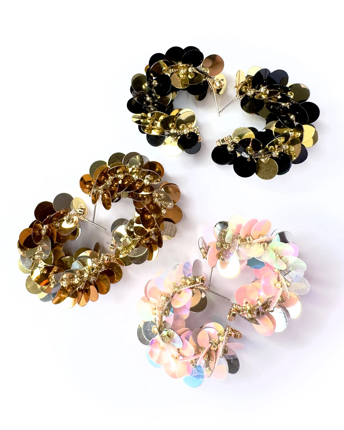 Orecchini paillettes