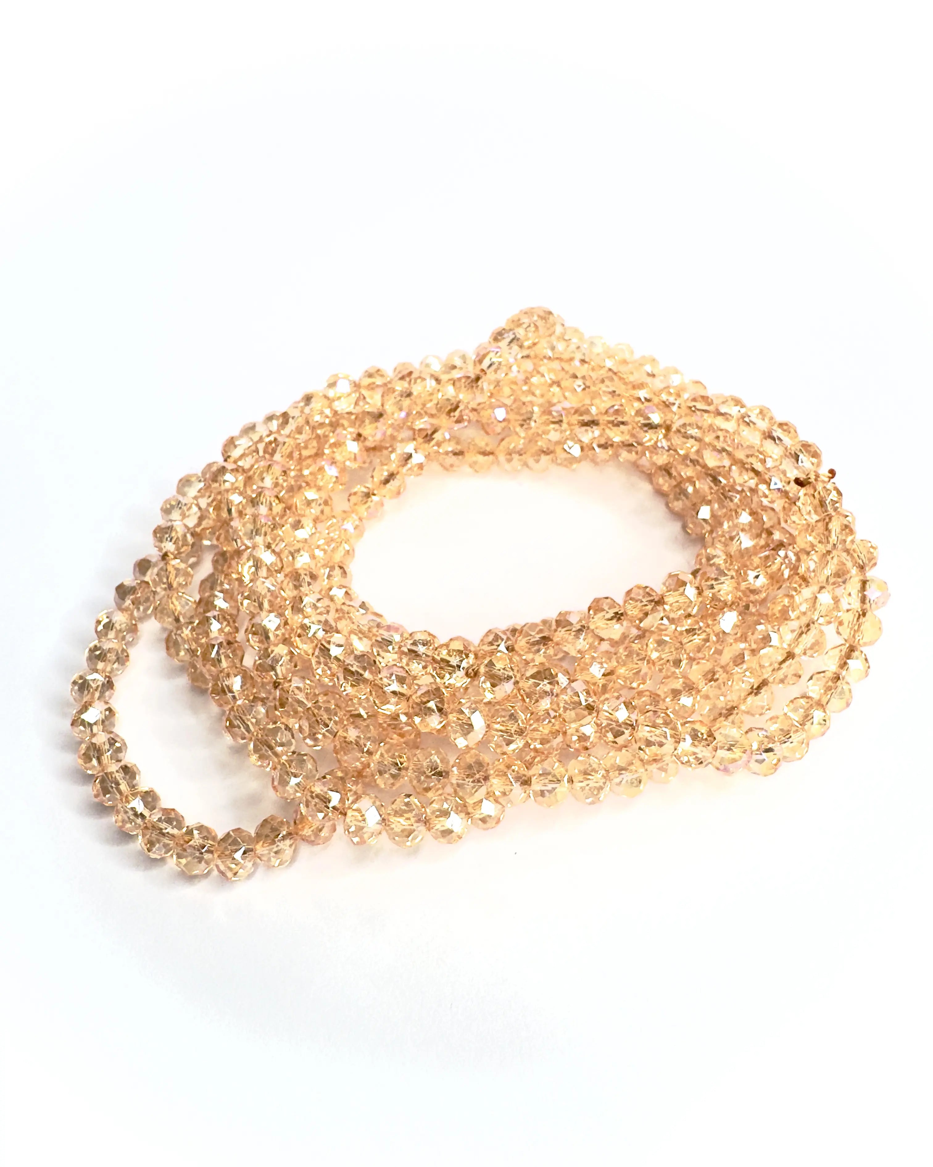 Collana Lunga in vetro cristallo Pure