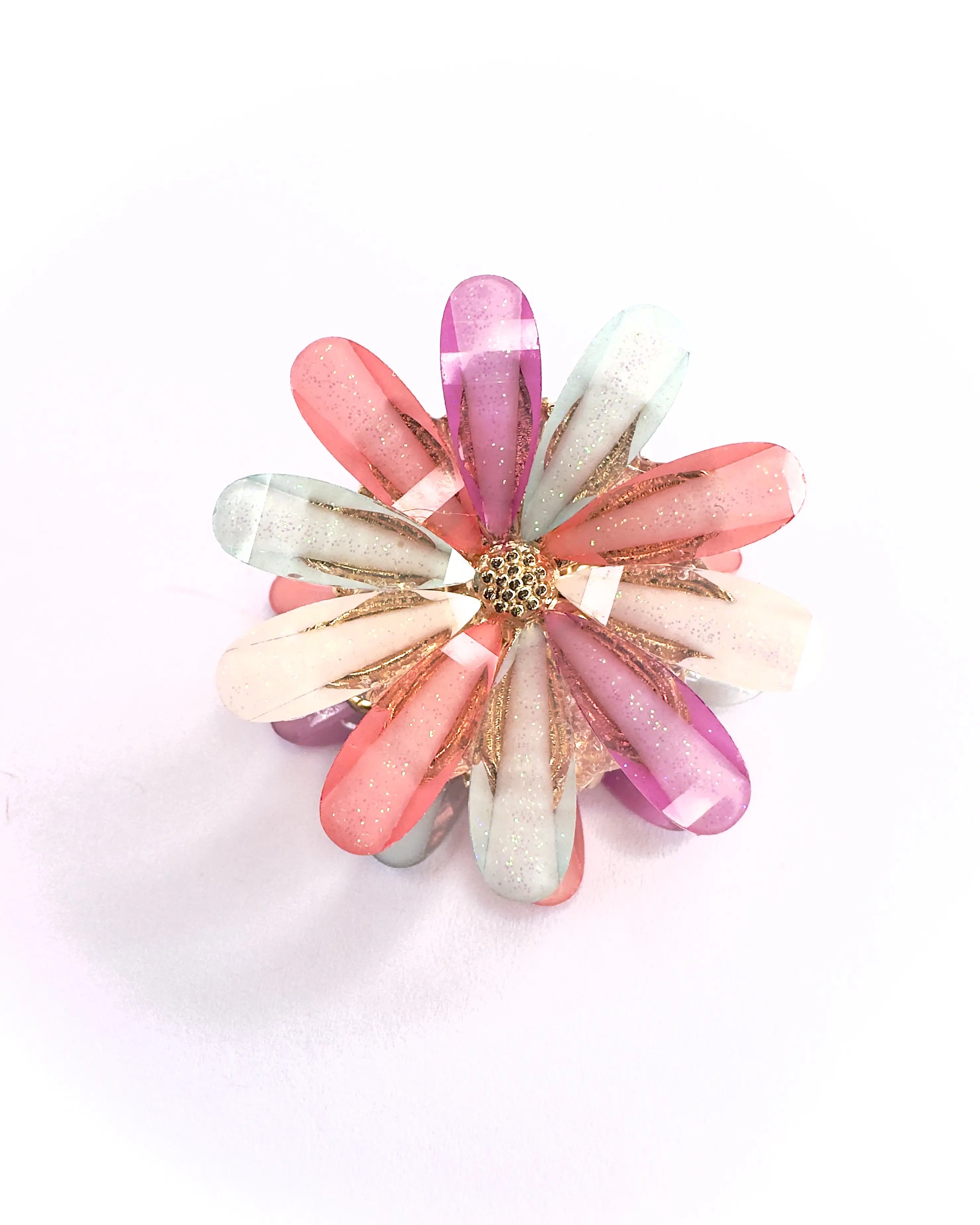Pinza fiore per capelli media