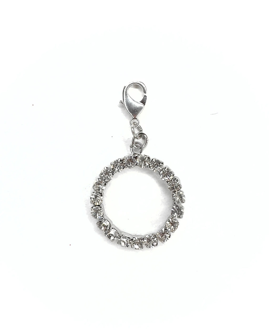 Ciondolo cerchio strass