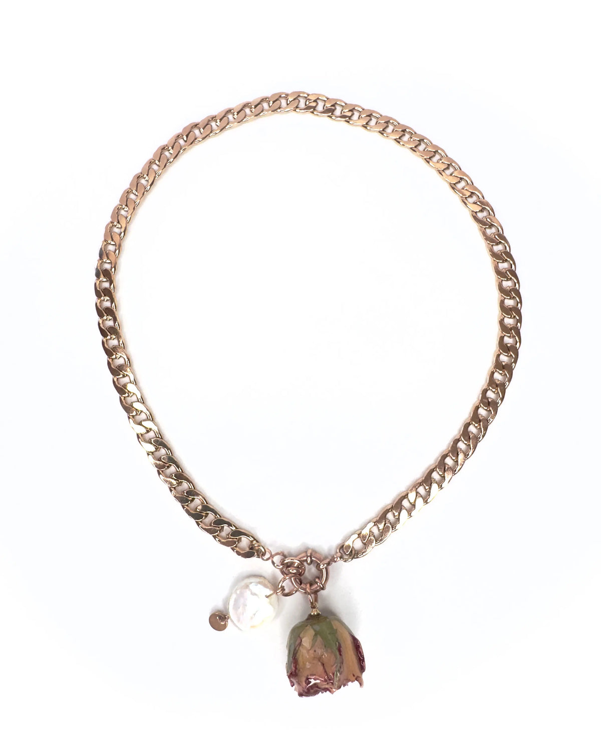 Collana rosa Eterna Botanic 1