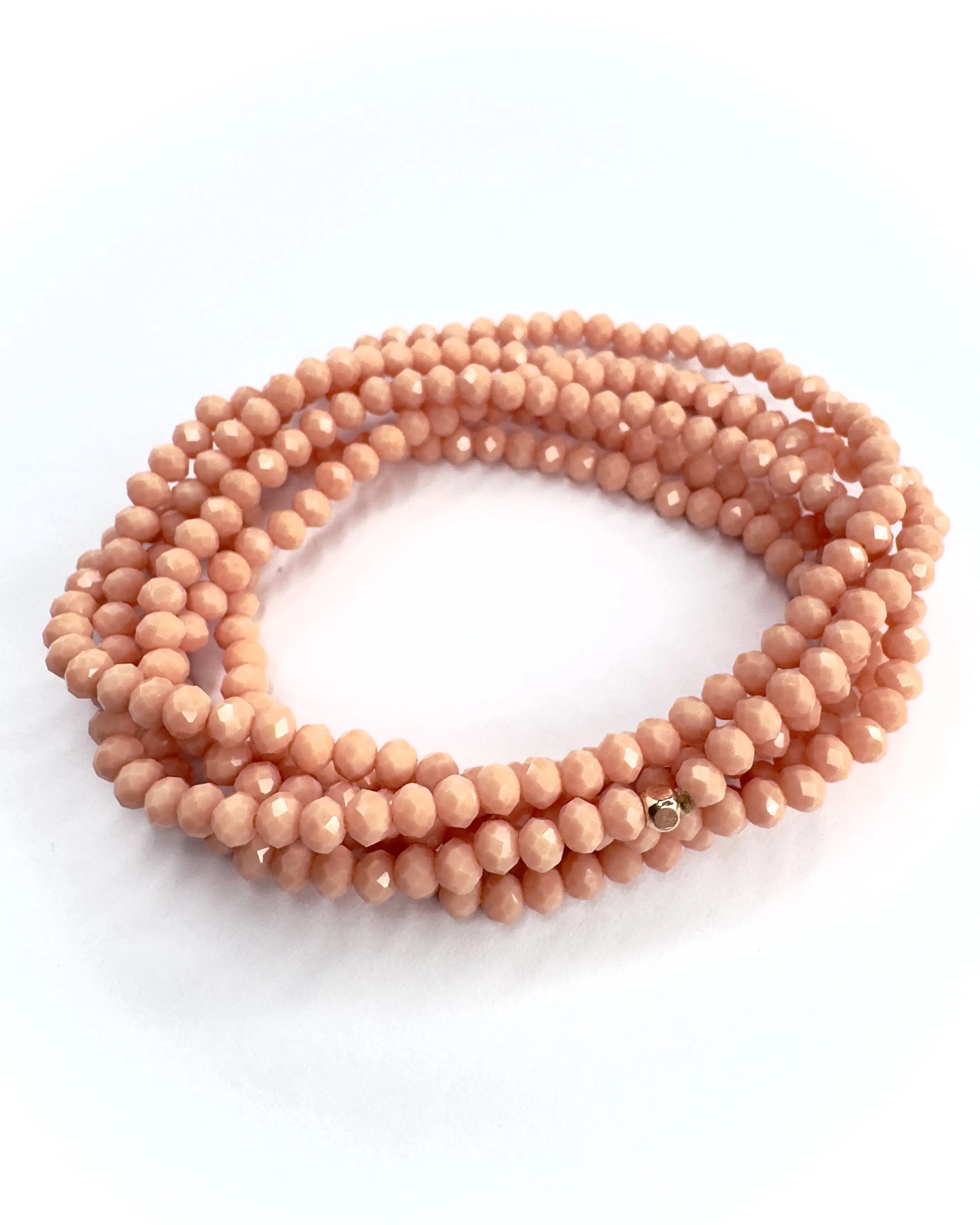 Collana lunga in vetro cristallo Essential