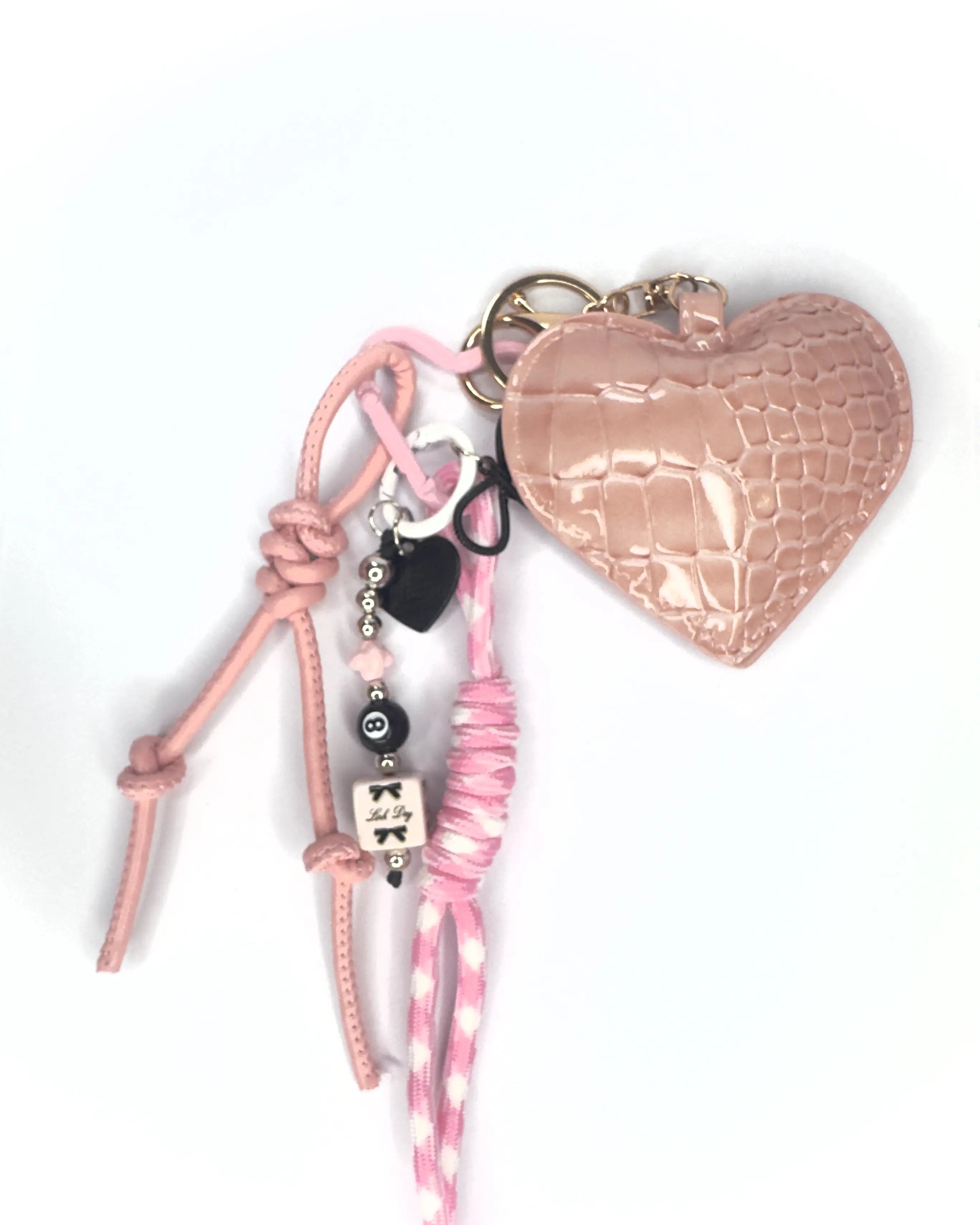 Portachiavi multi charms Cuore
