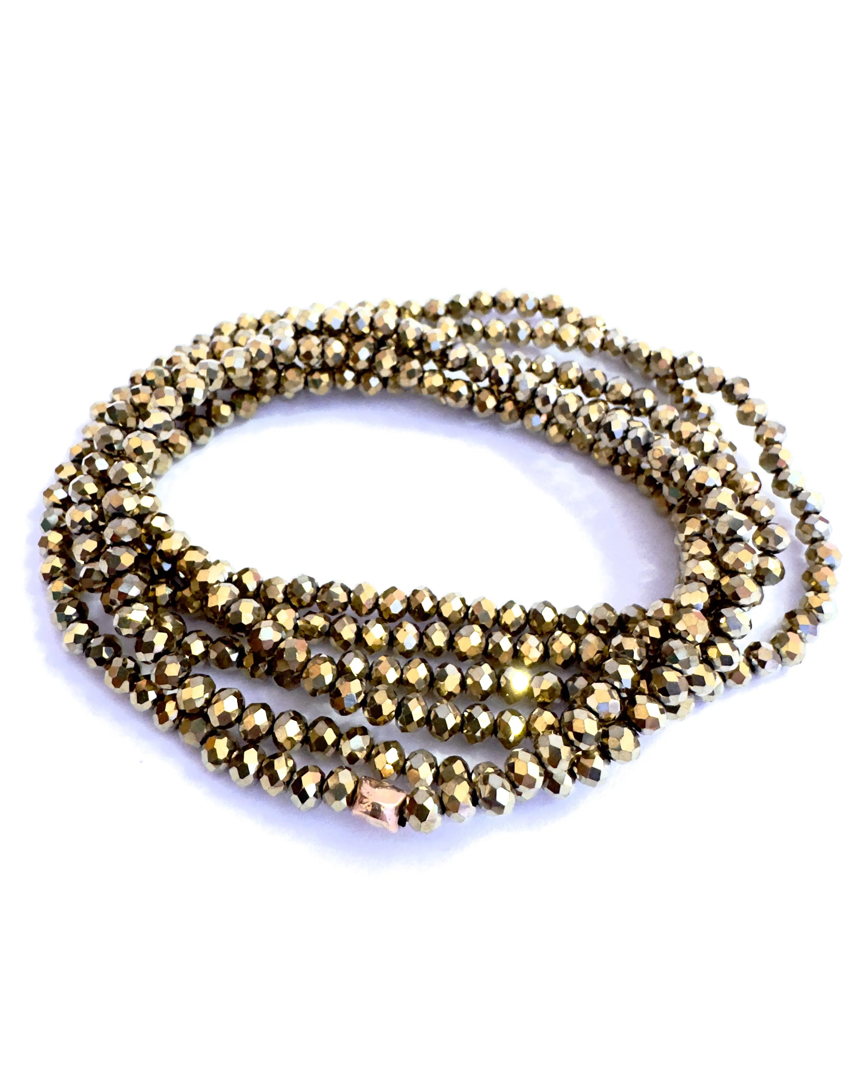Collana lunga in vetro cristallo Essential