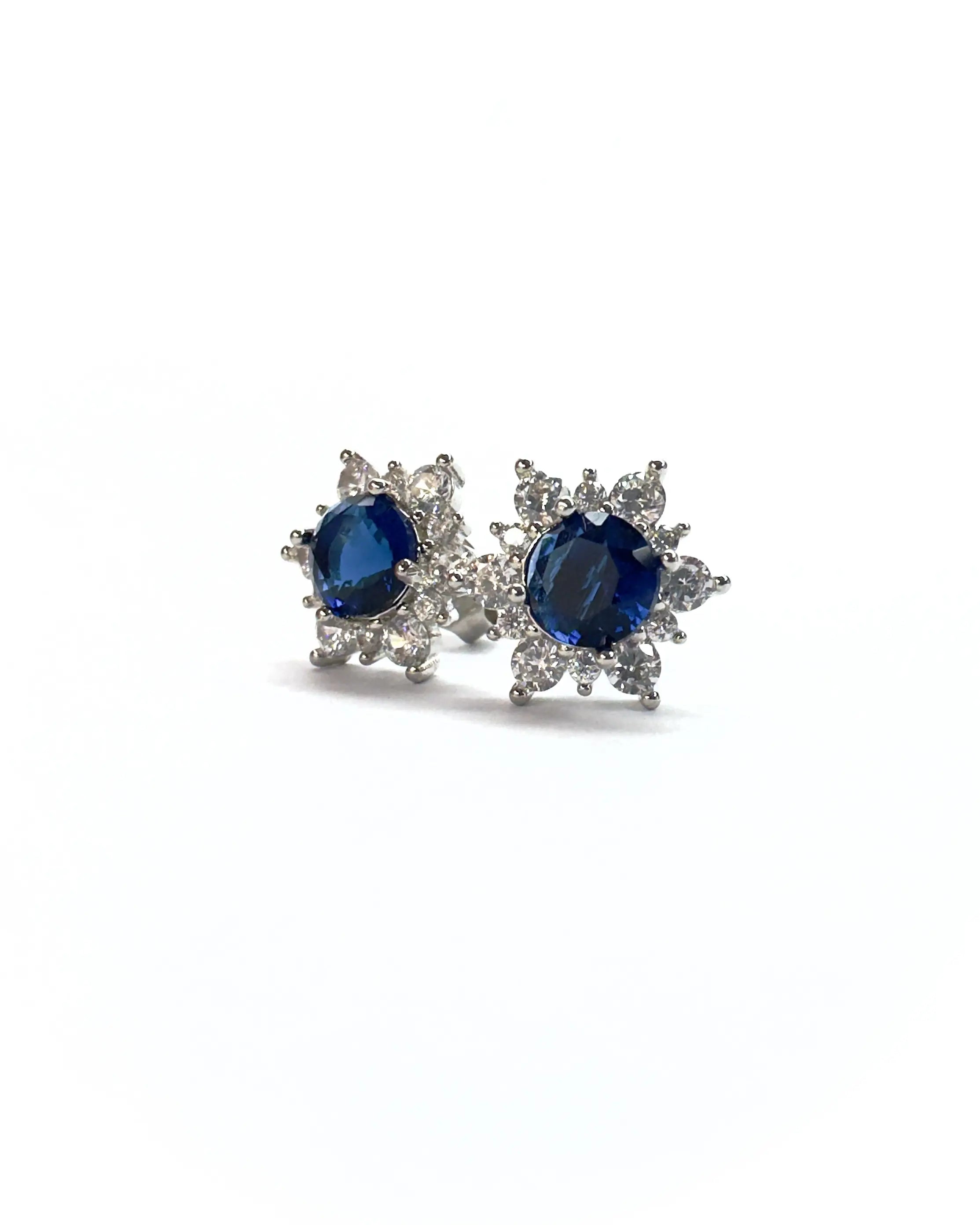 Orecchini a lobo Kate pietre silver