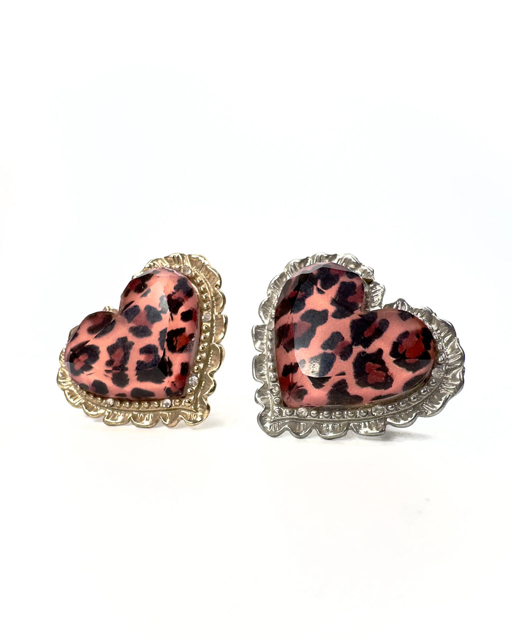 Anello cuore Leopardo