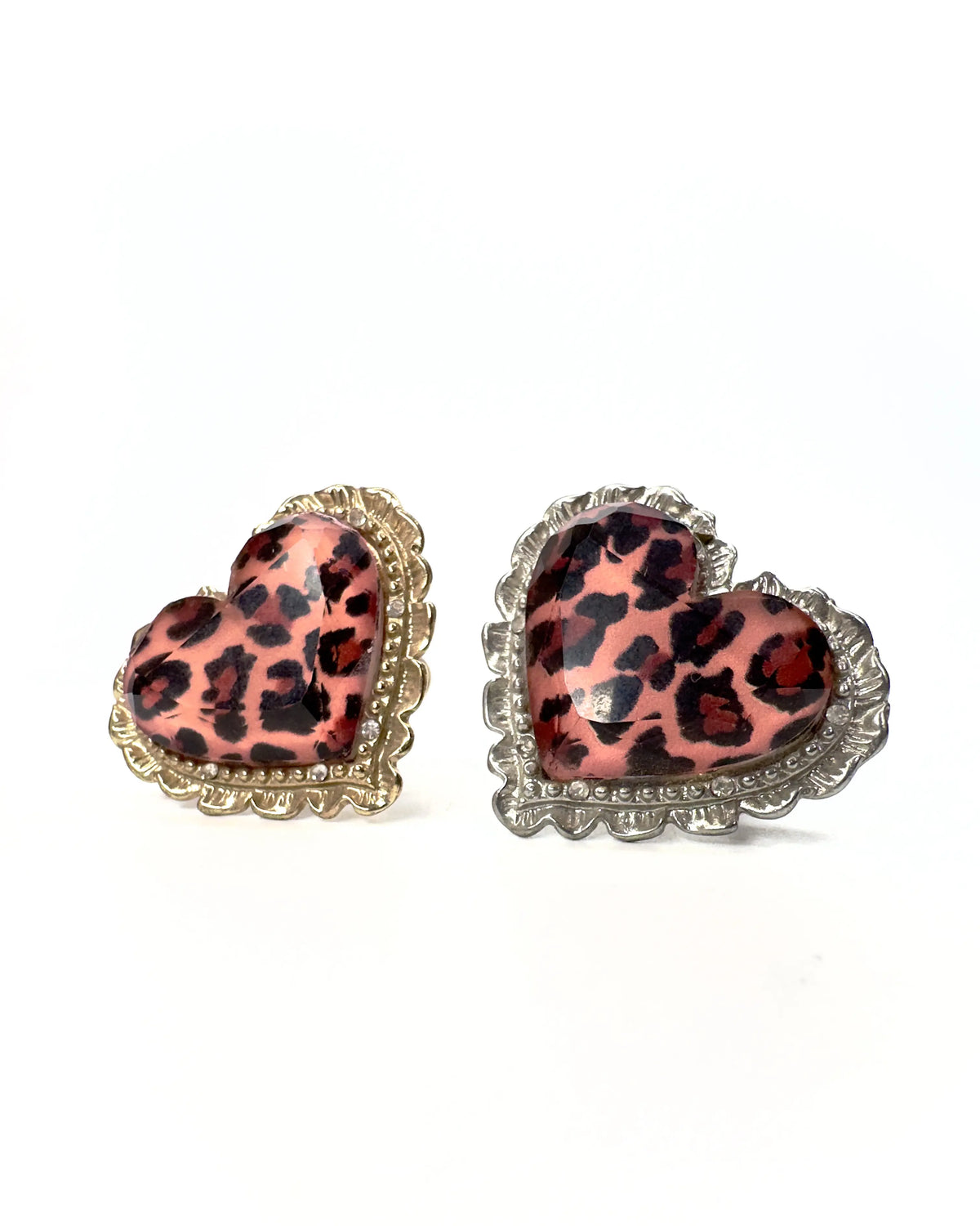 Anello cuore Leopardo
