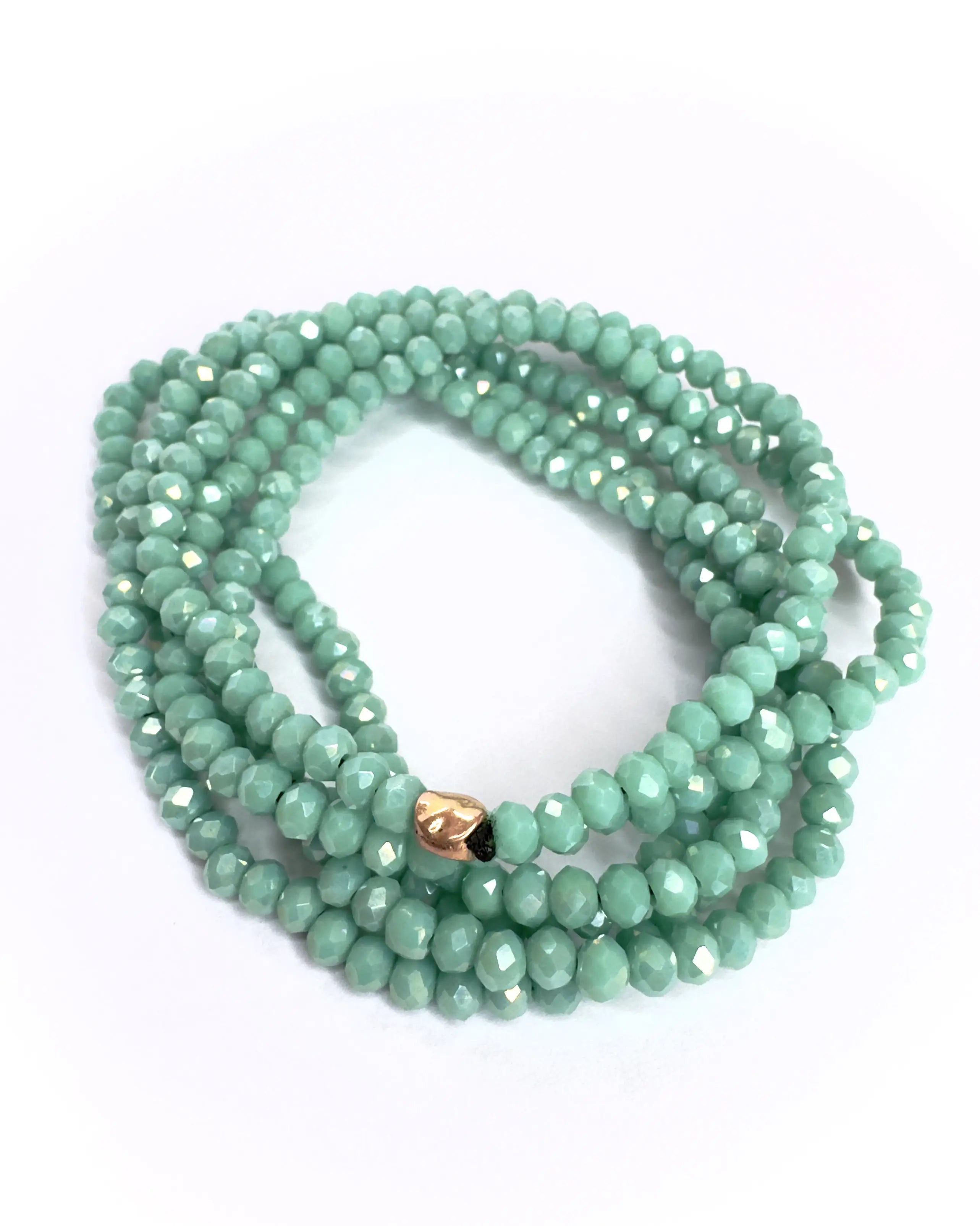 Collana lunga in vetro cristallo Essential