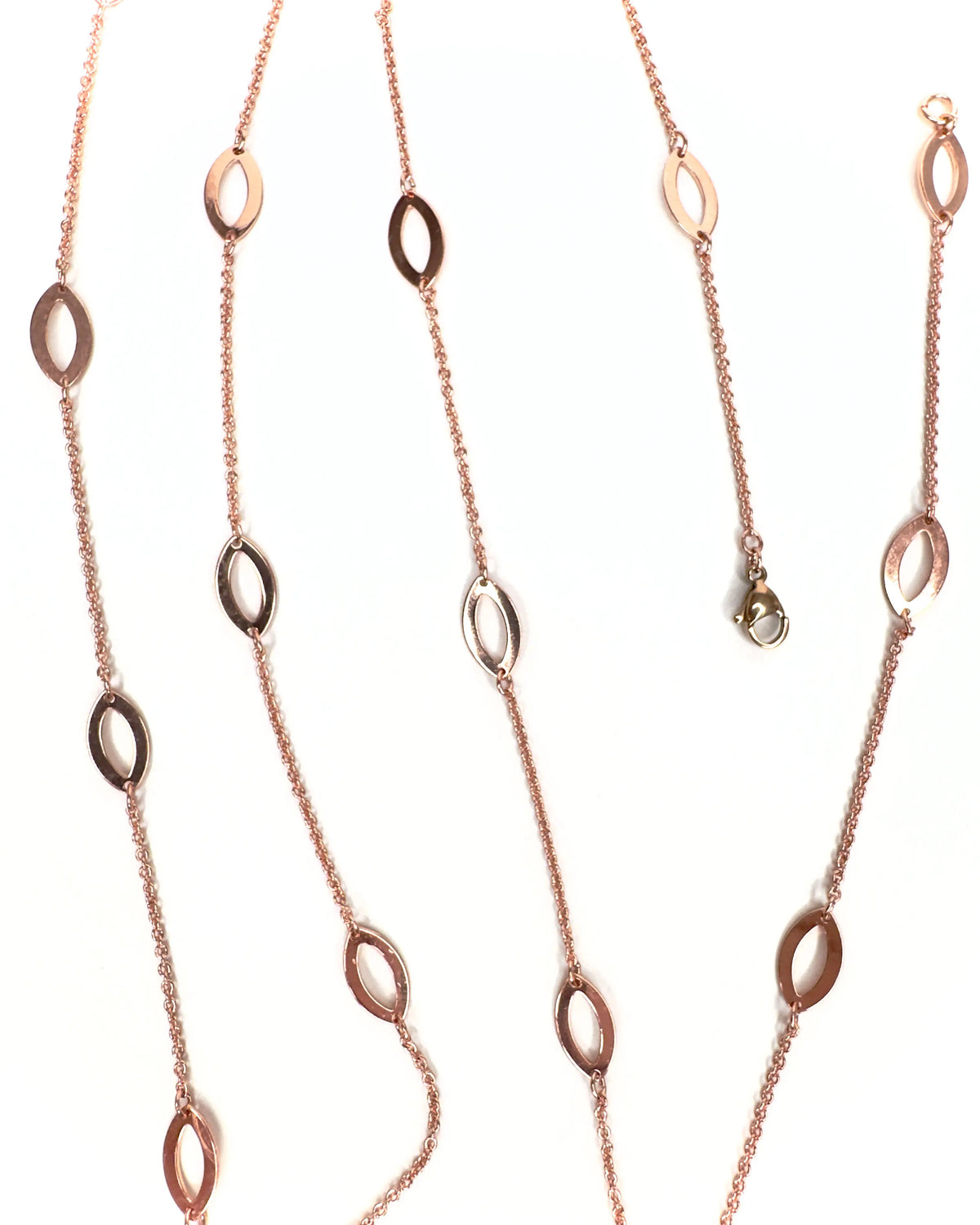 Collana lunga Ovalissima Rosé