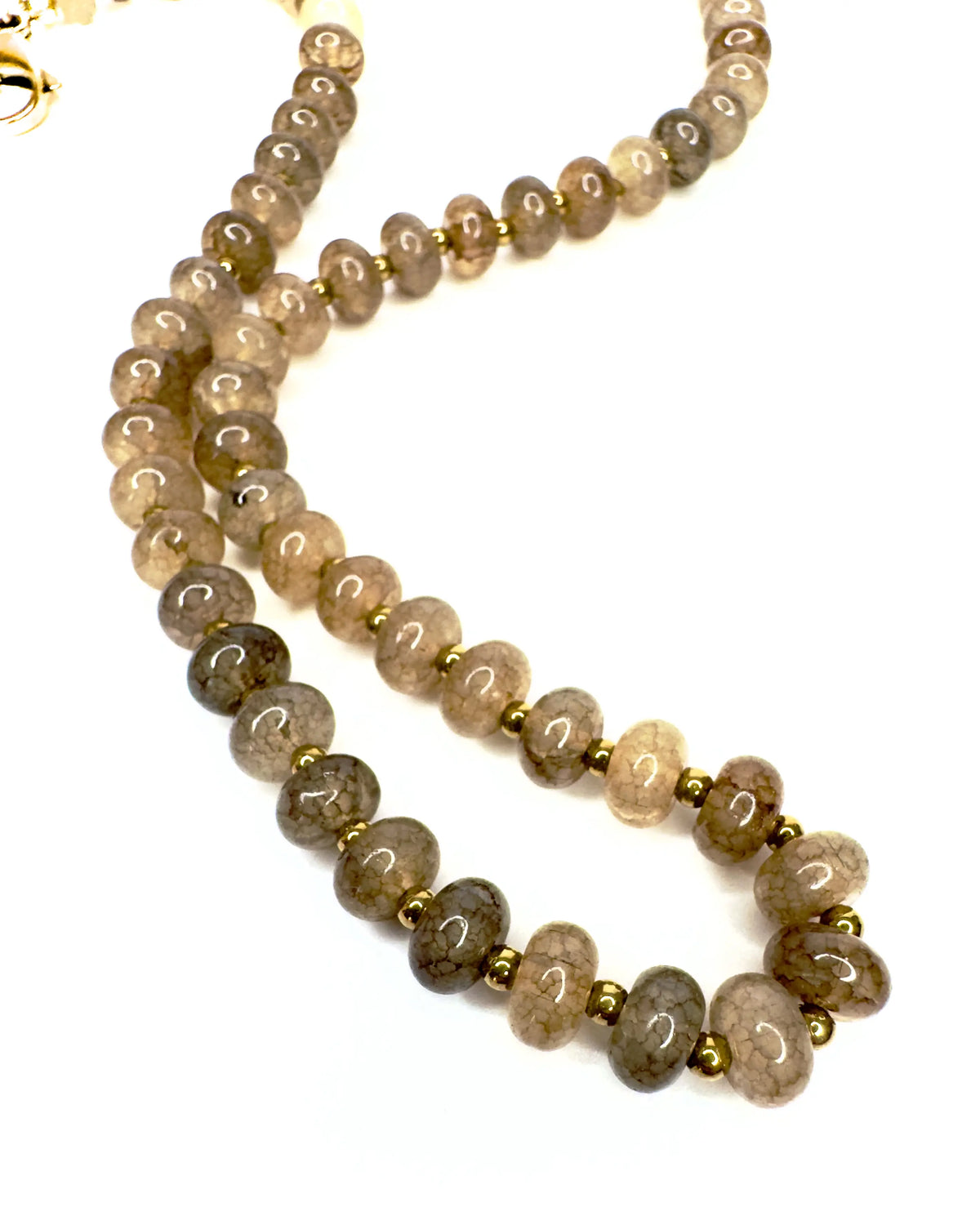 Collana girocollo rondelle Organic