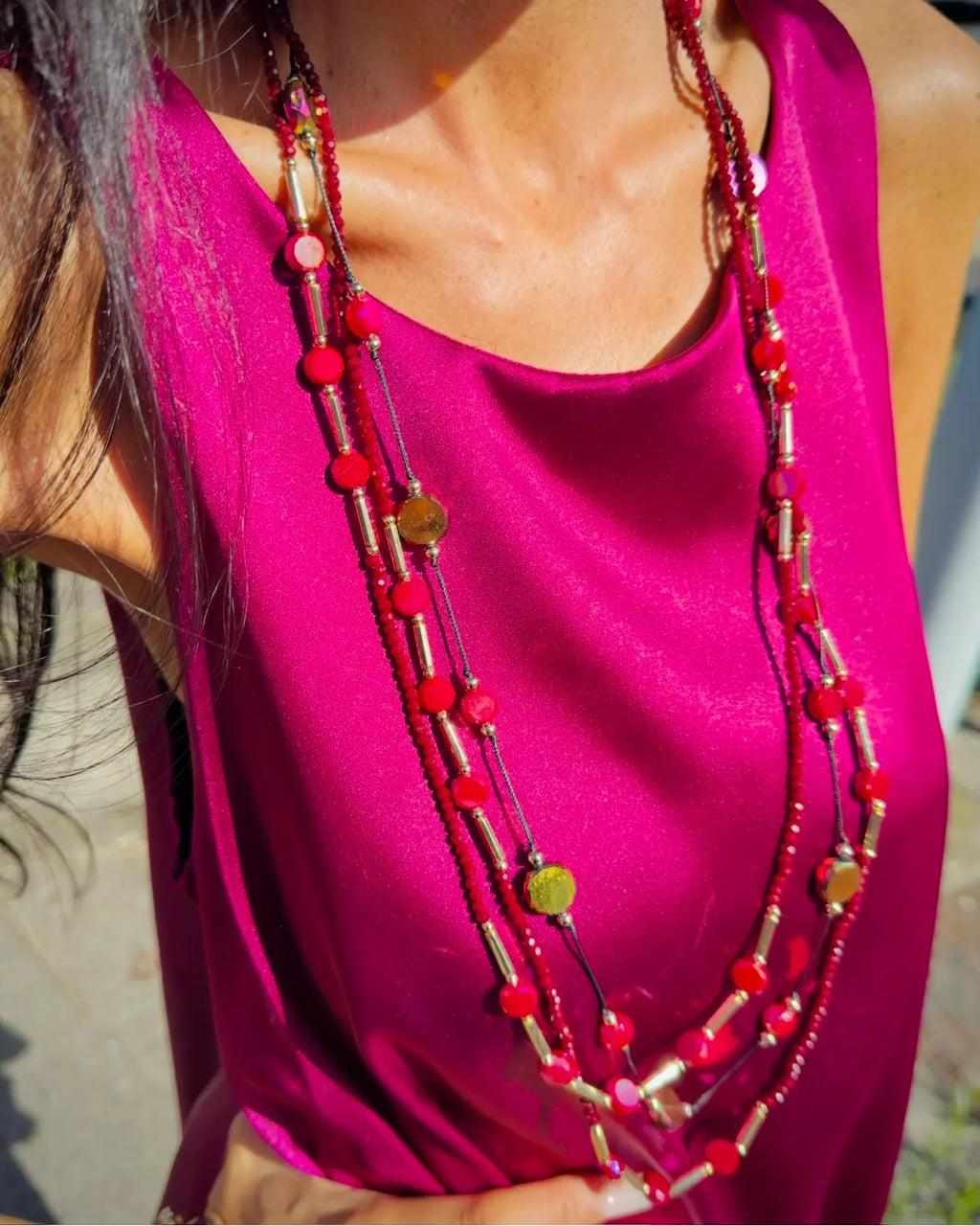 Collana multifilo Rapsodia