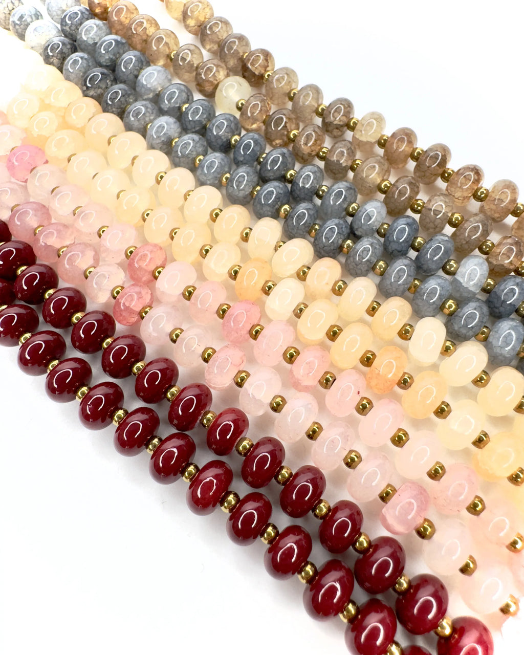 Collana girocollo rondelle Organic