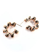 Orecchini cerchio midi Fusillo Rose’