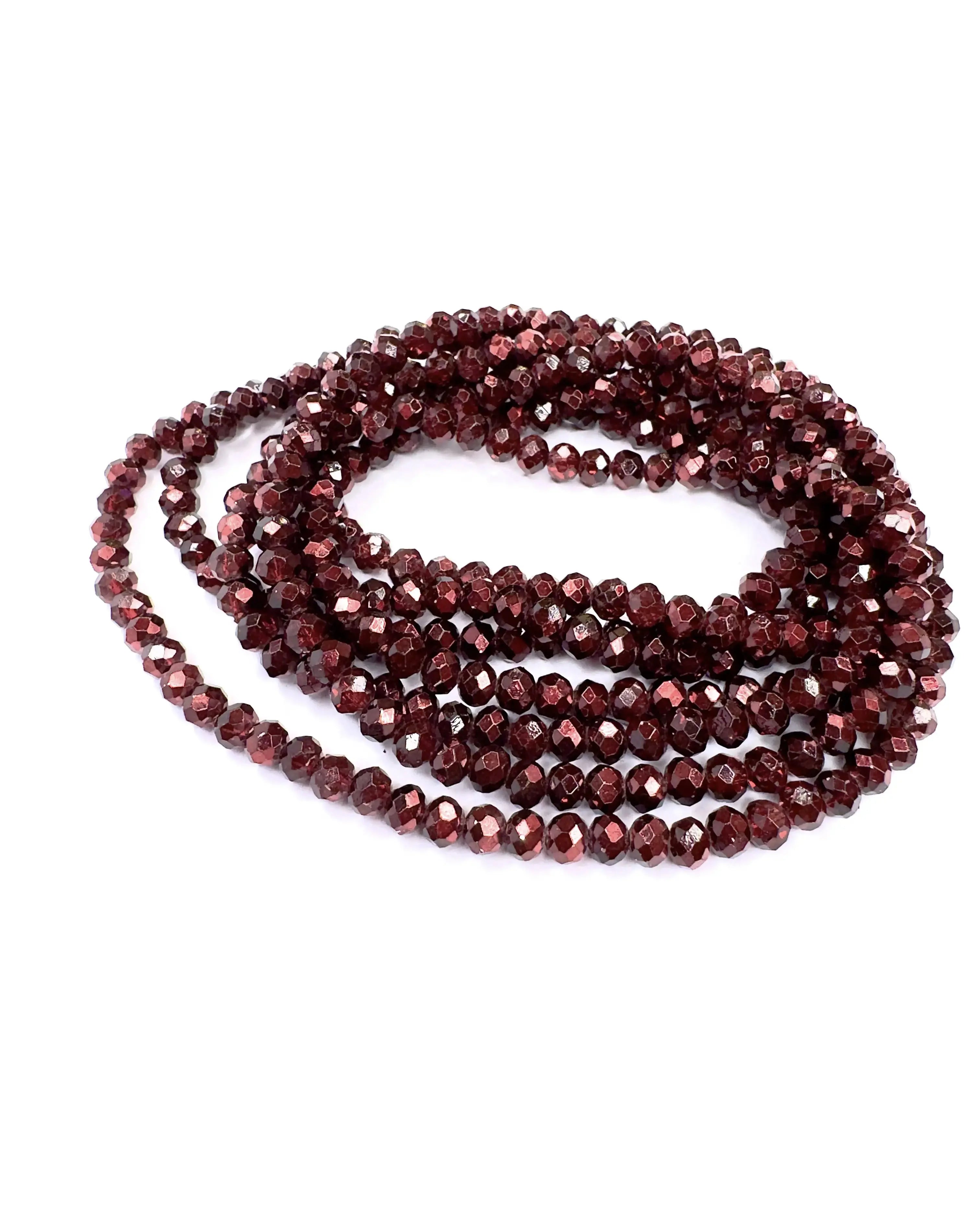 Collana Lunga in vetro cristallo Pure