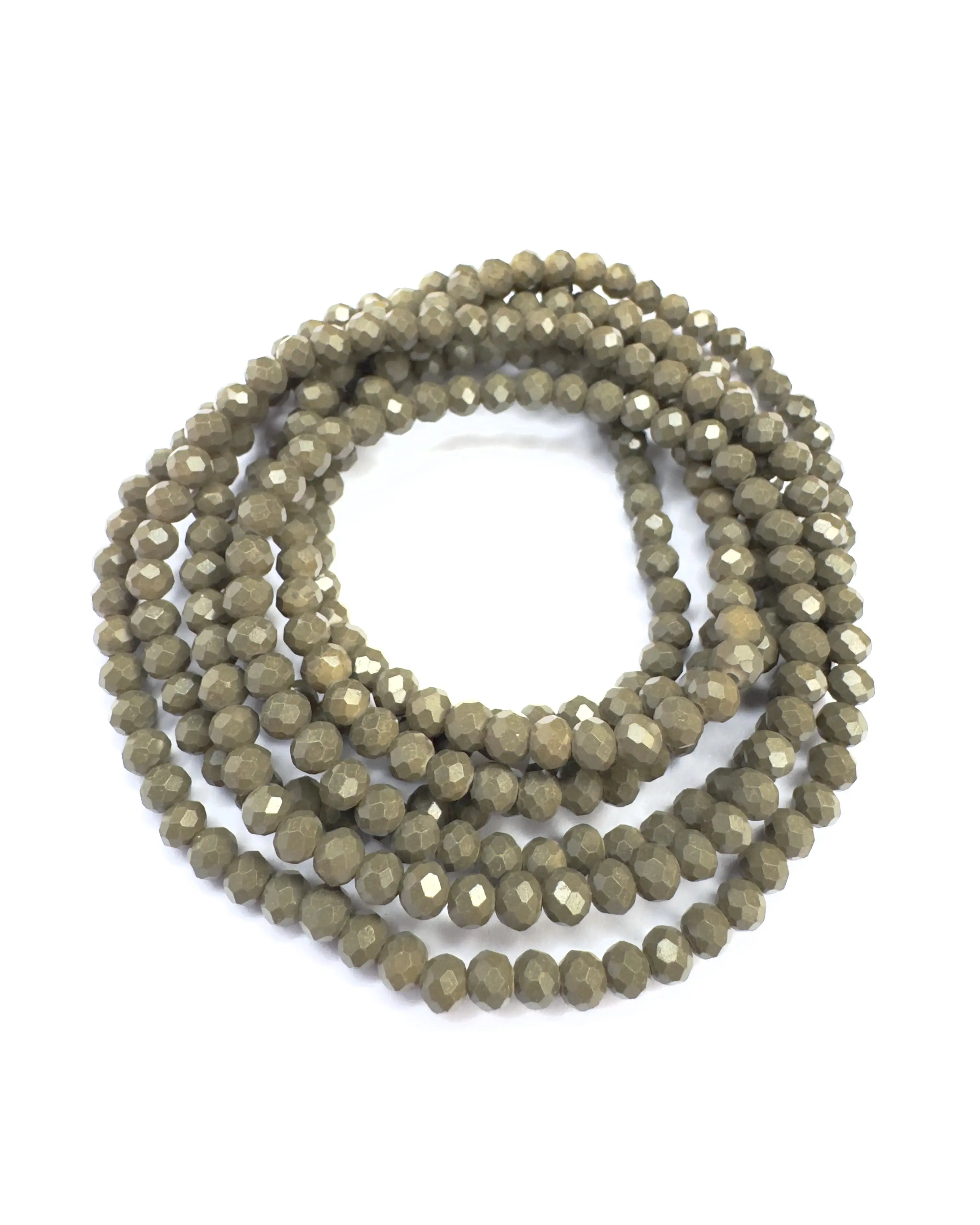 Collana lunga in vetro cristallo Essential