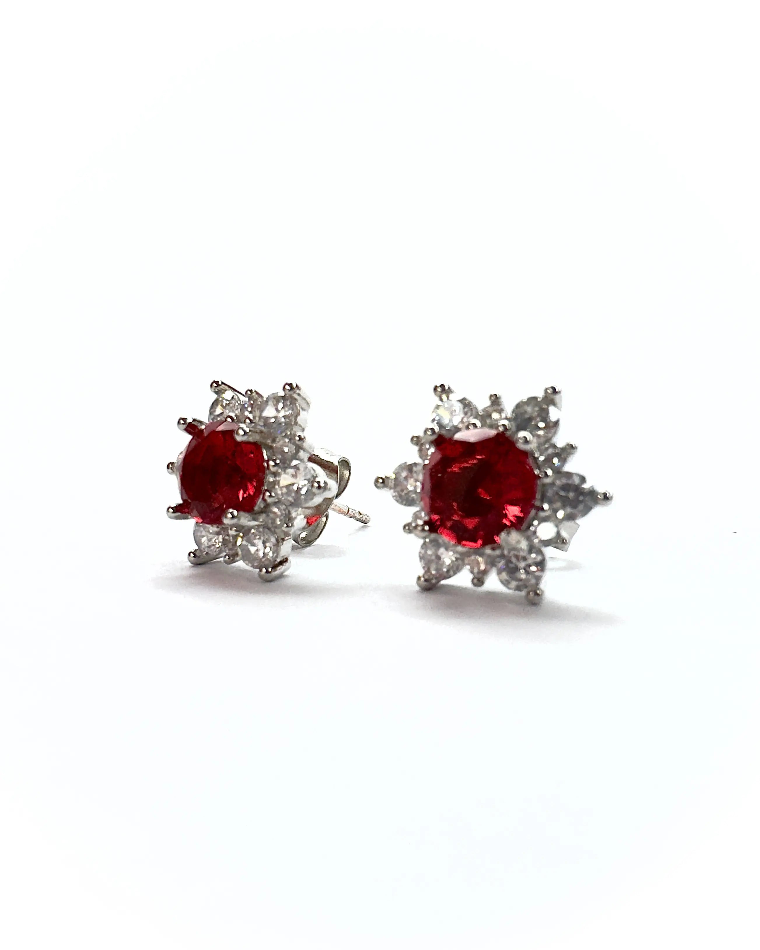 Orecchini a lobo Kate pietre silver