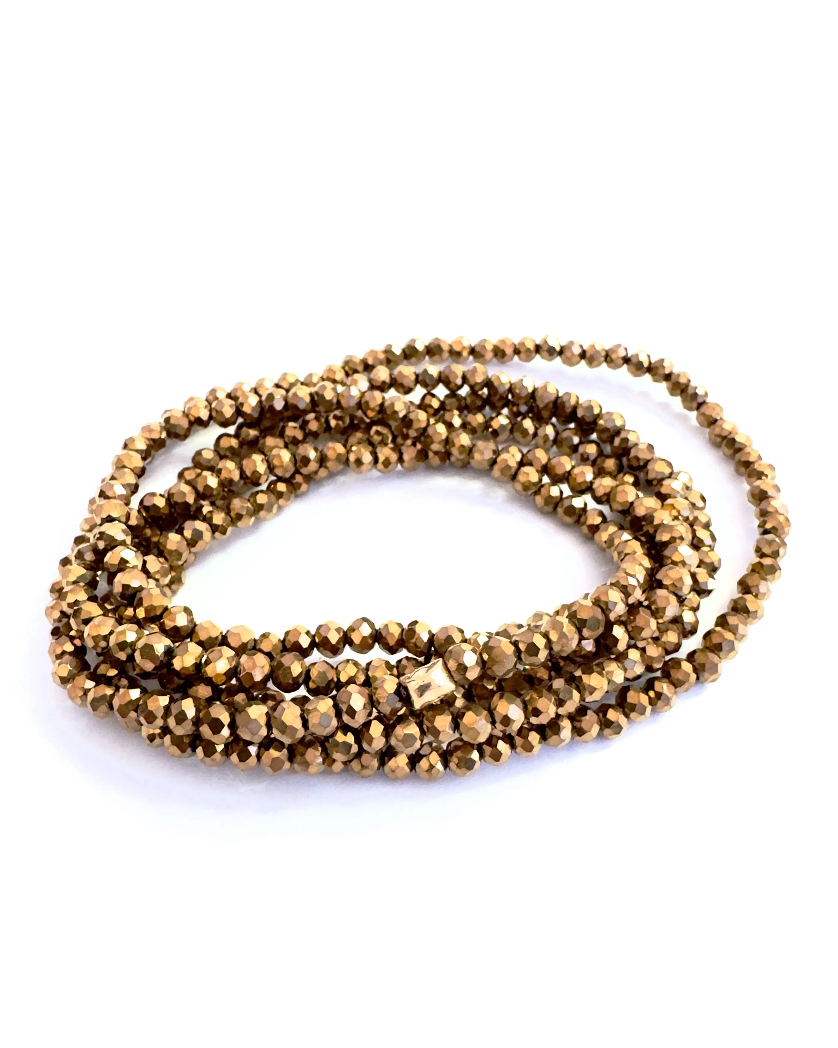 Collana lunga in vetro cristallo Essential