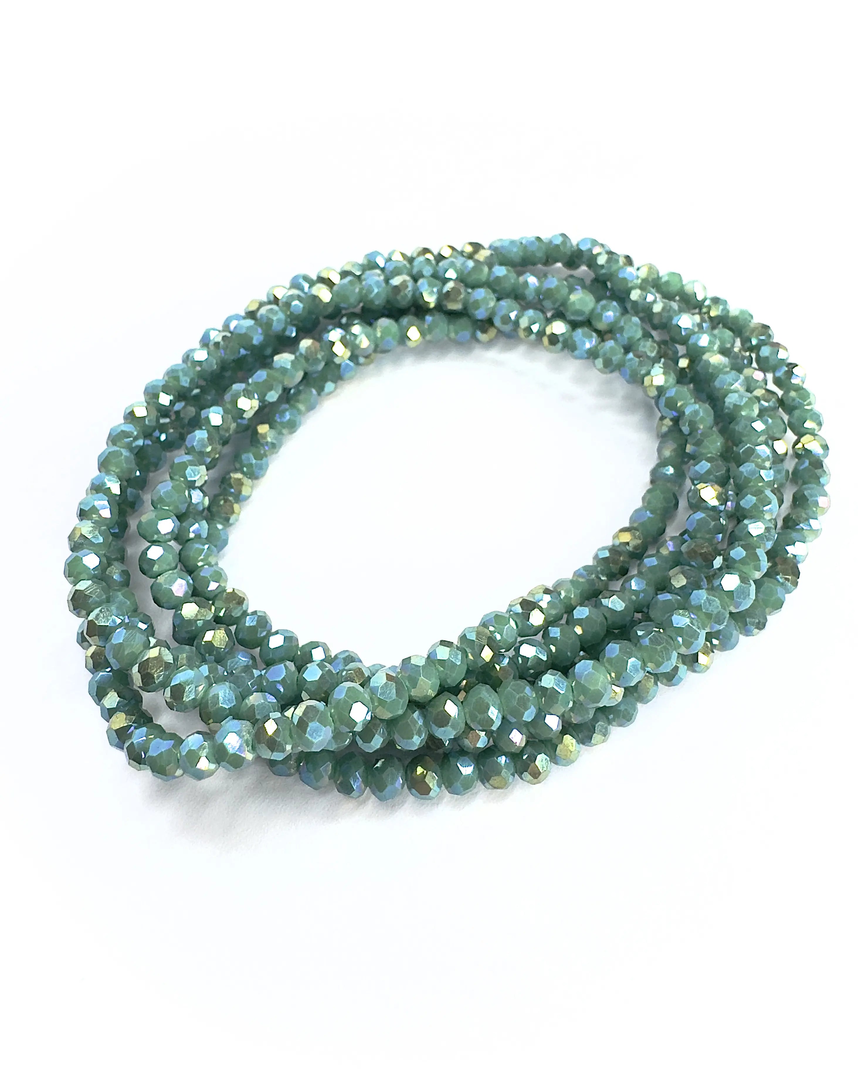 Collana lunga in vetro cristallo Essential