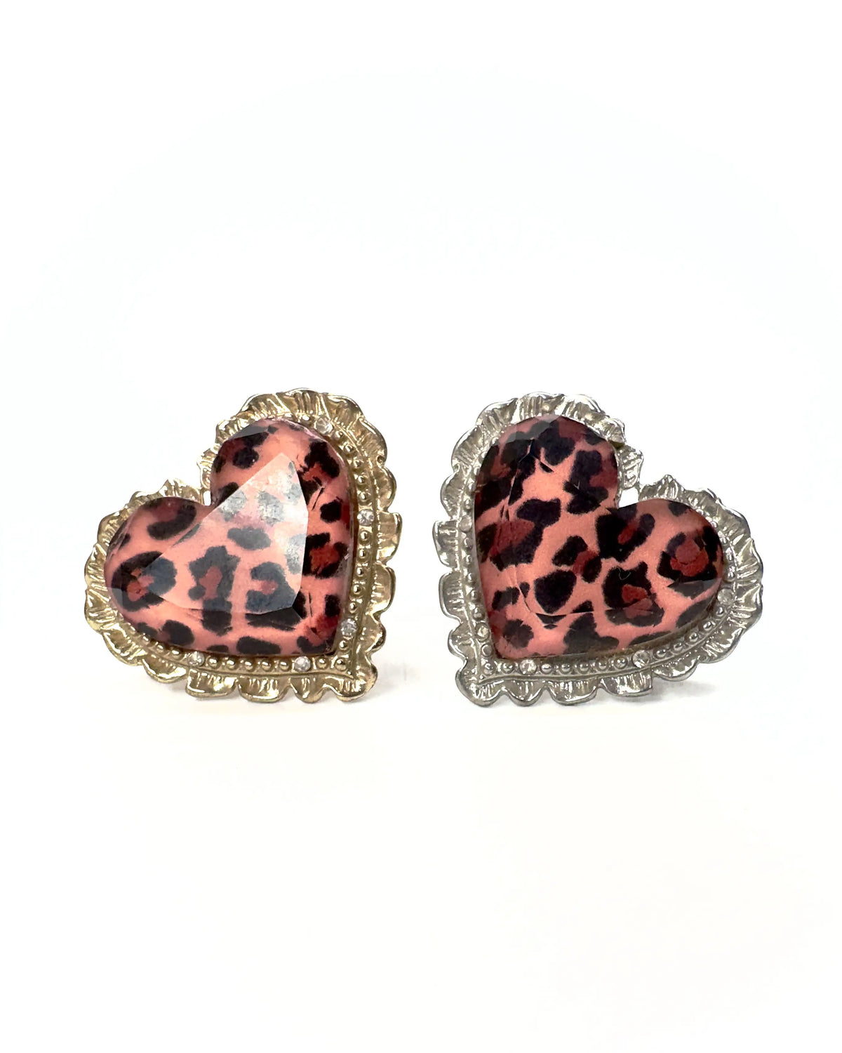 Anello cuore Leopardo