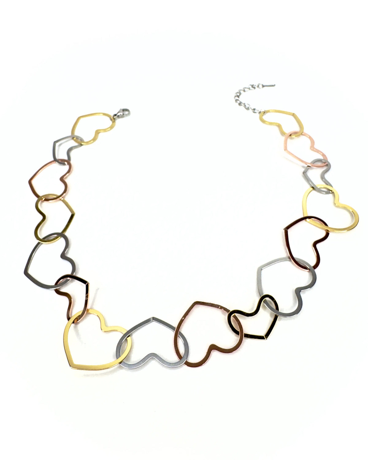 Collana girocollo Cuori mixed