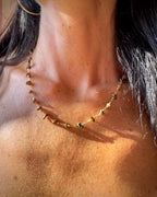 Collana girocollo pietrine chips