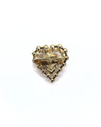 Spilla mini cuore Pietra