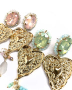 Orecchini Cuore Sacro pietra