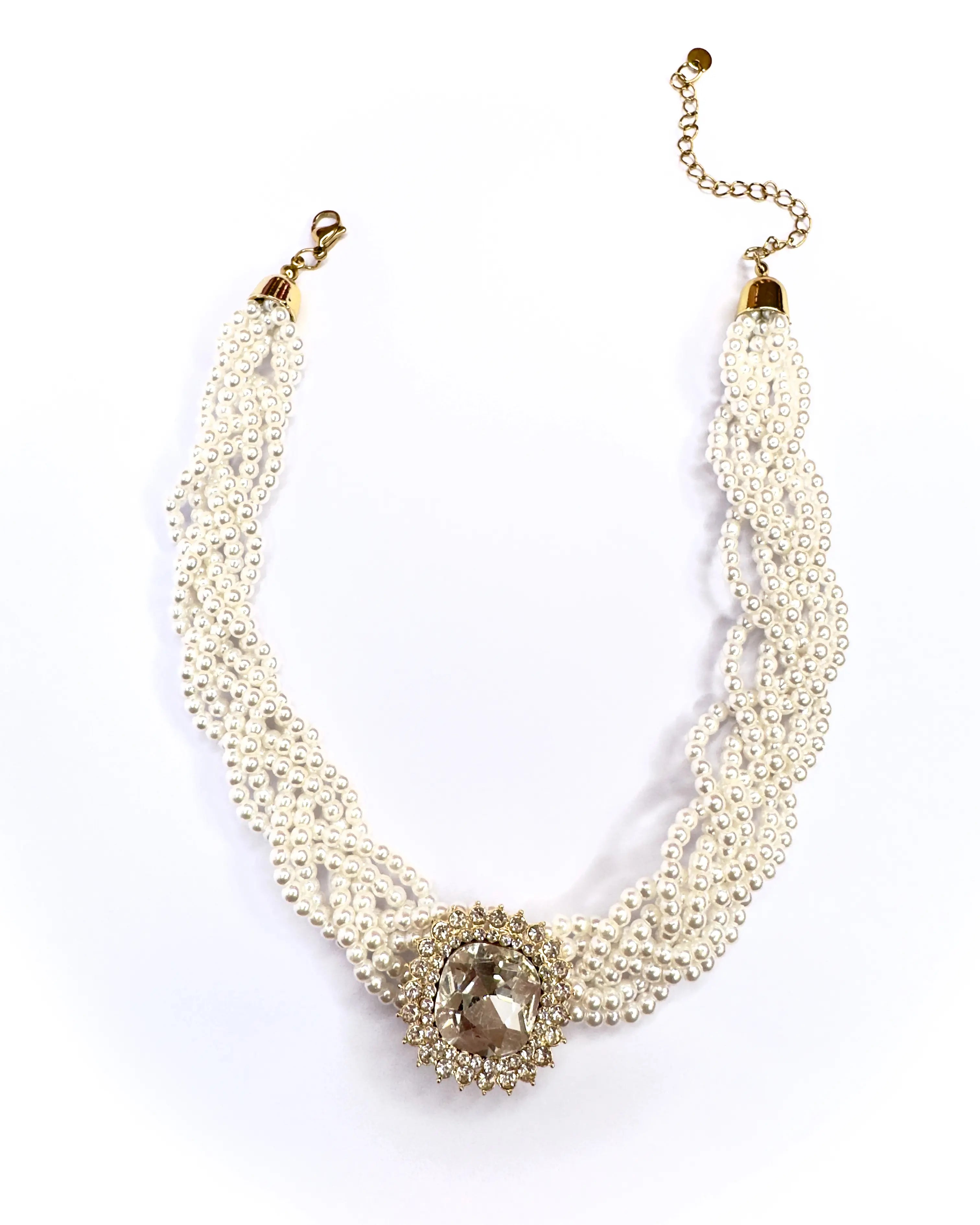 Collier perla brillante