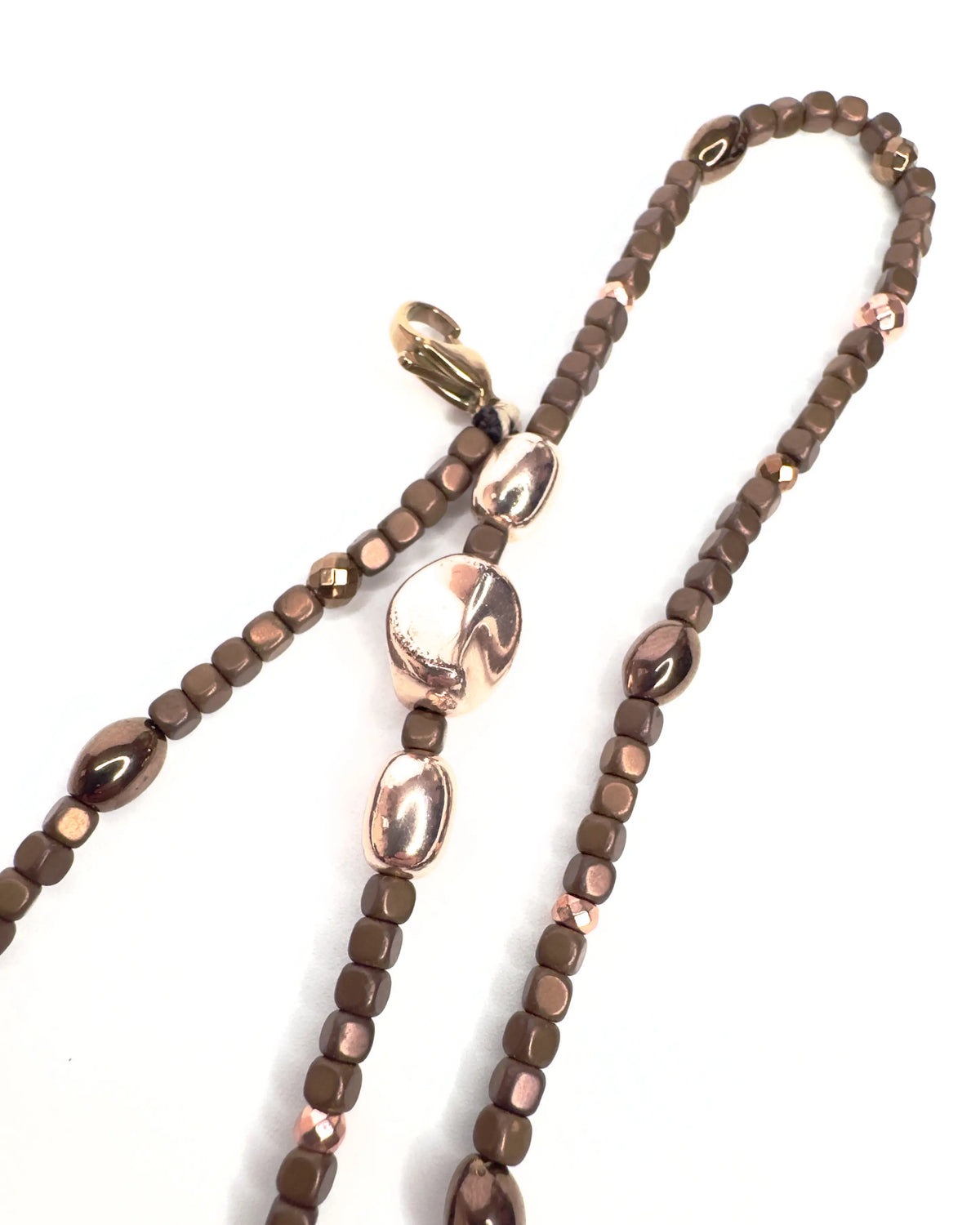 Collana Ematite Rosé