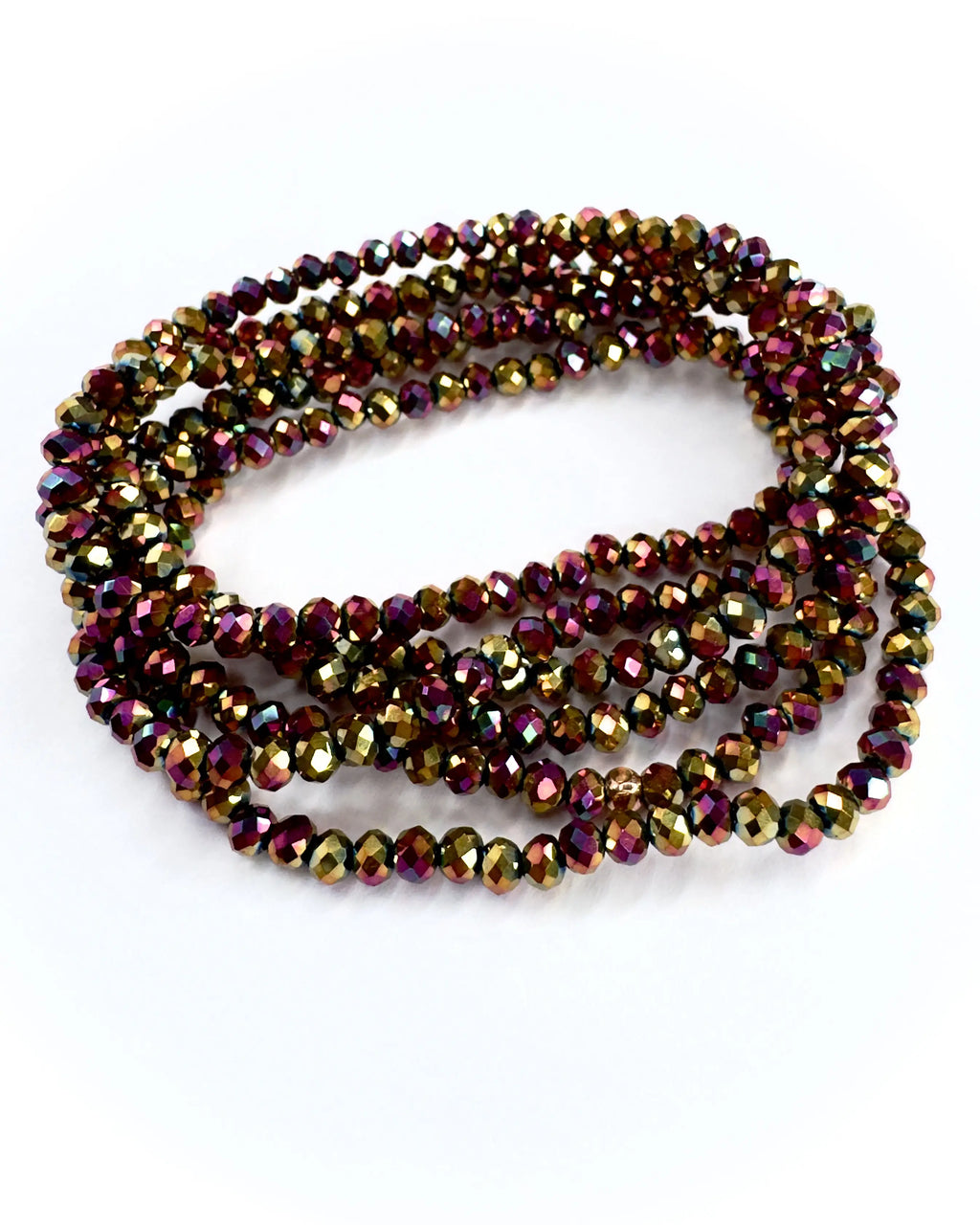 Collana lunga in vetro cristallo Essential