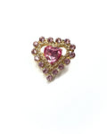 Spilla mini cuore Pietra
