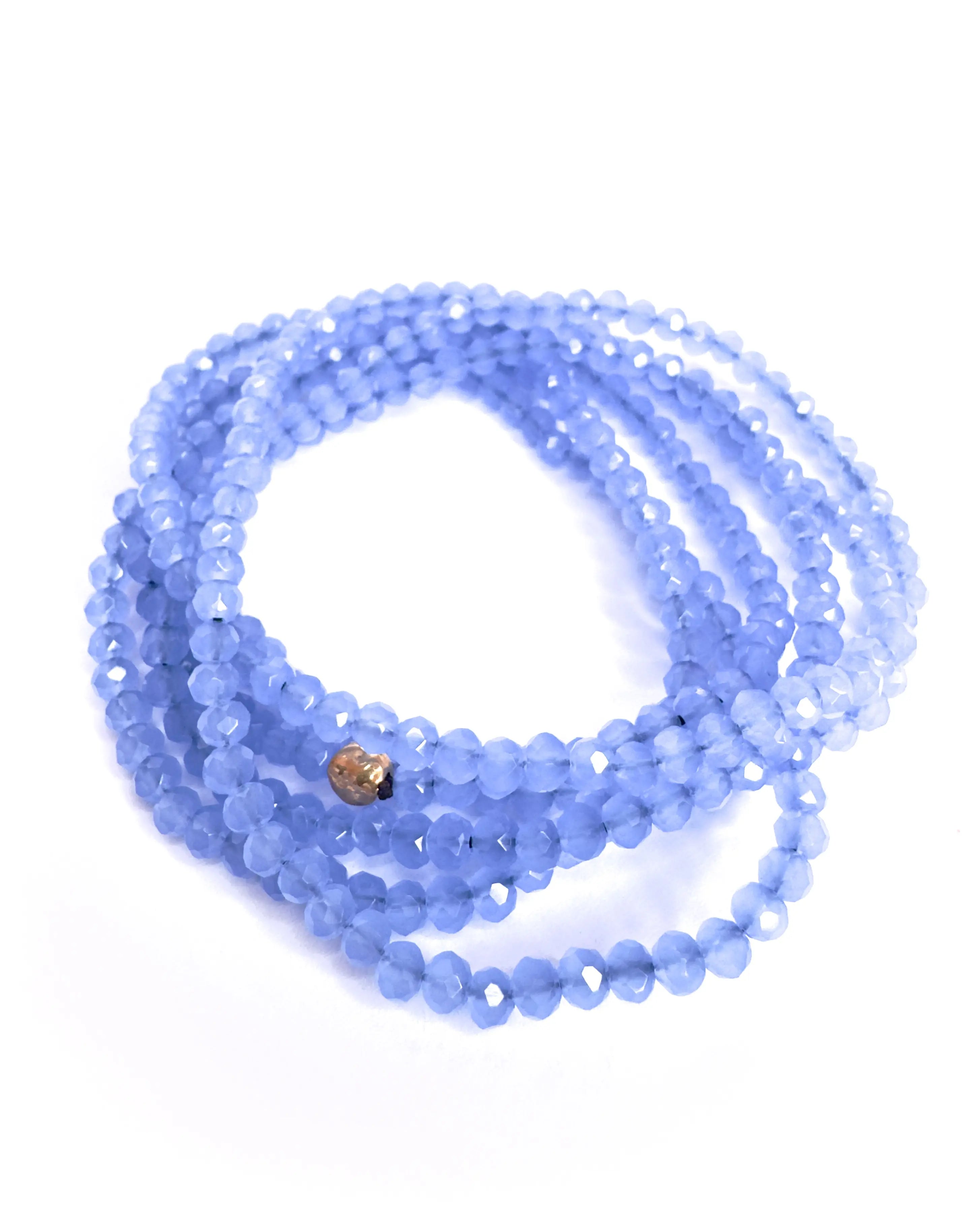 Collana lunga in vetro cristallo Essential