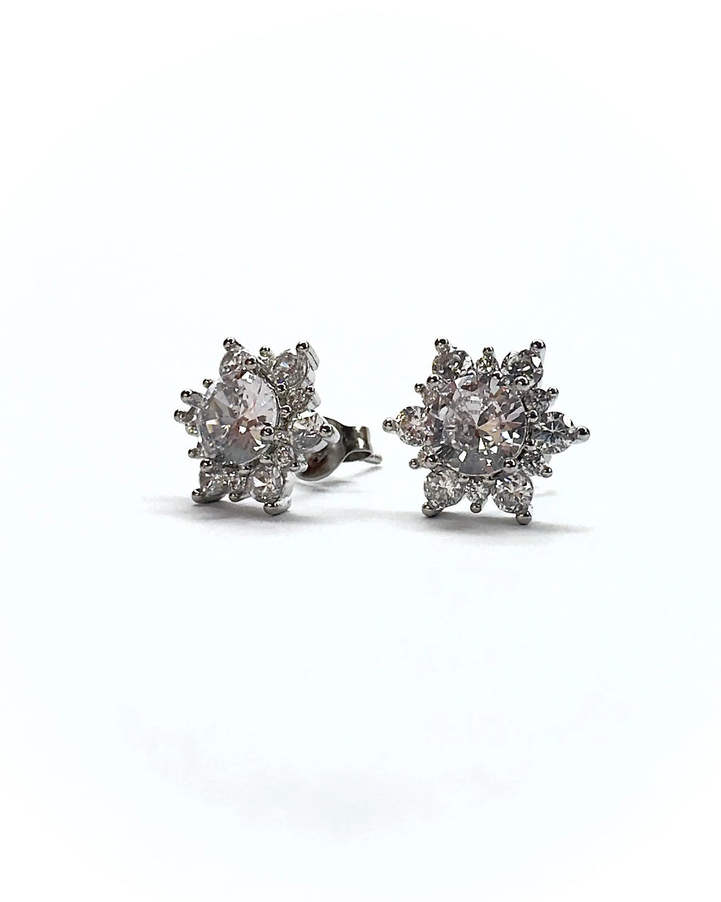 Orecchini a lobo Kate pietre silver