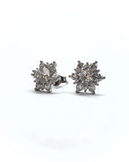 Orecchini a lobo Kate pietre silver