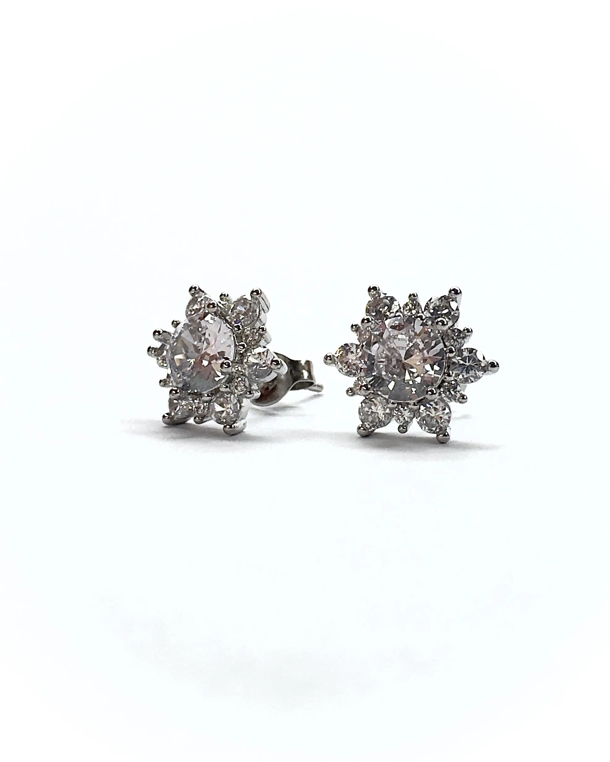 Orecchini a lobo Kate pietre silver