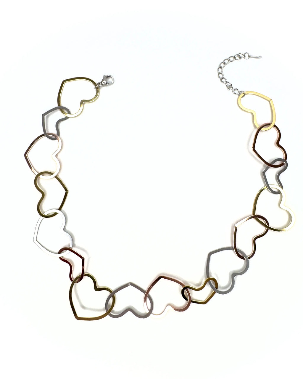 Collana girocollo Cuori mixed