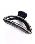 Pinza a conchiglia con strass