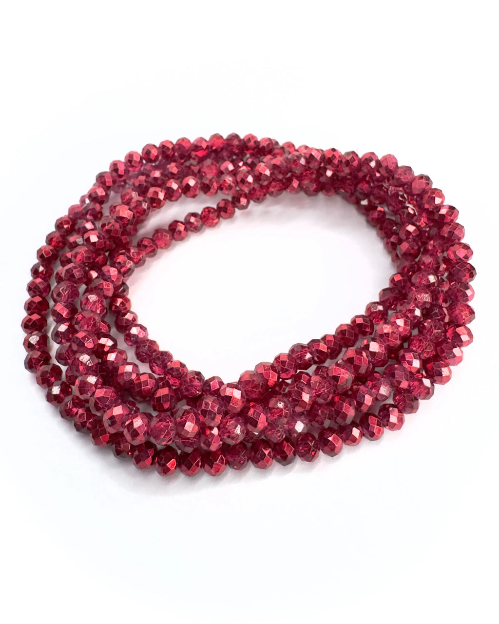 Collana lunga in vetro cristallo Essential