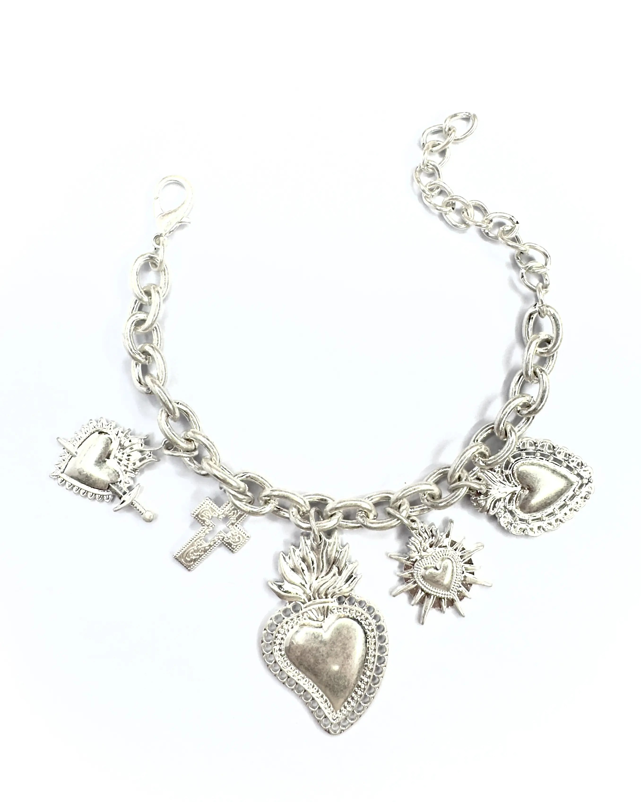 Bracciale Cuore Votivo Catena