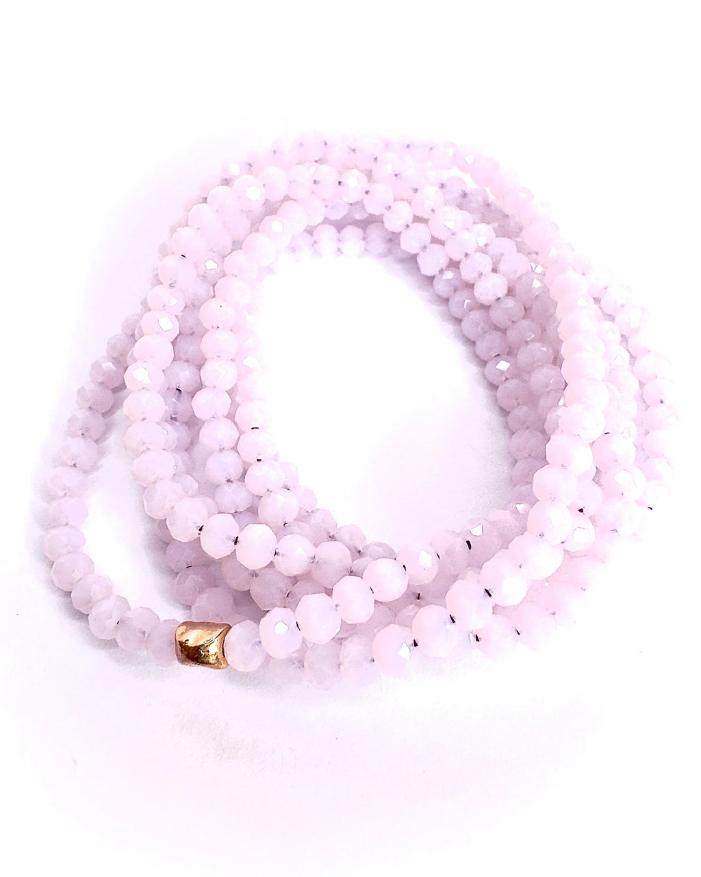 Collana lunga in vetro cristallo Essential
