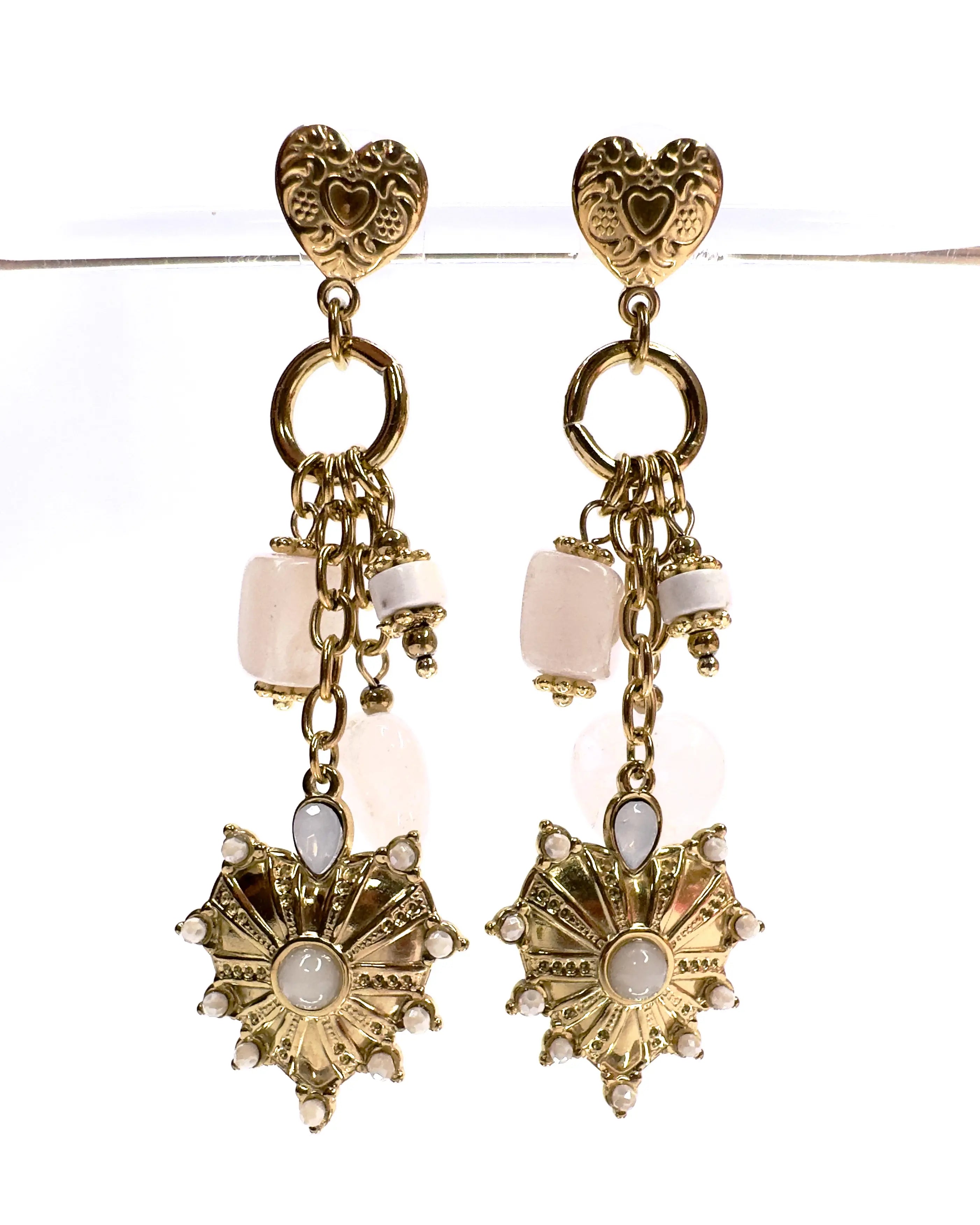 Orecchini Cuore grandioso charms