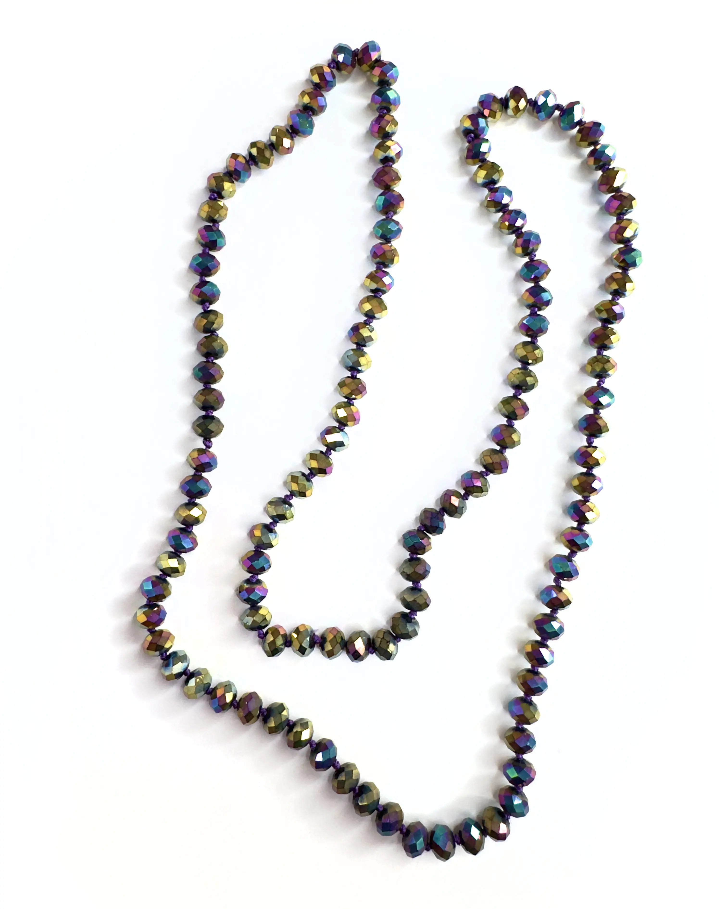 Collana lunga in vetro Cristallo