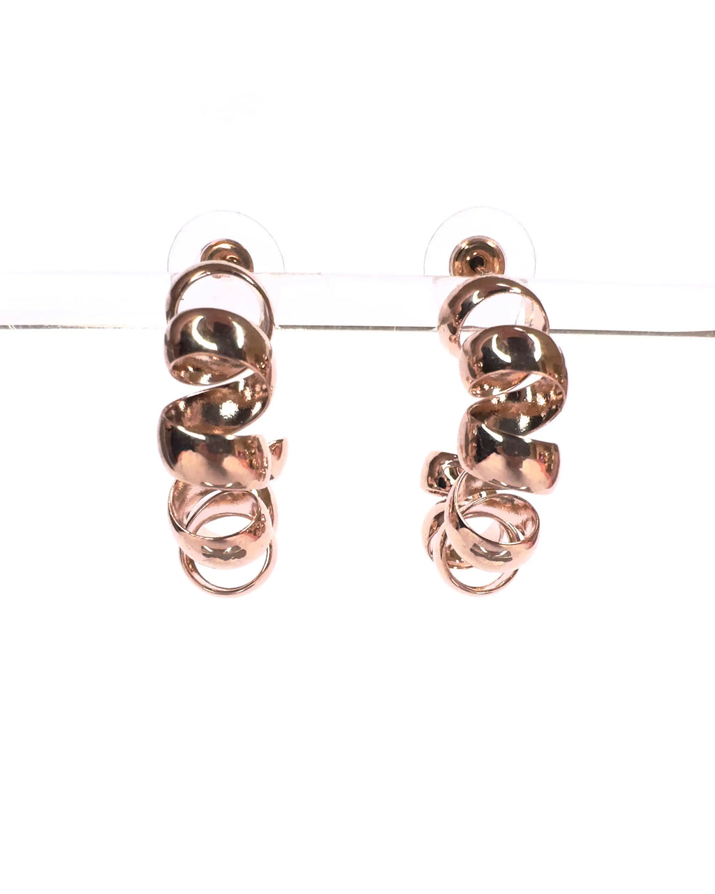 Orecchini cerchio midi Fusillo Rose’