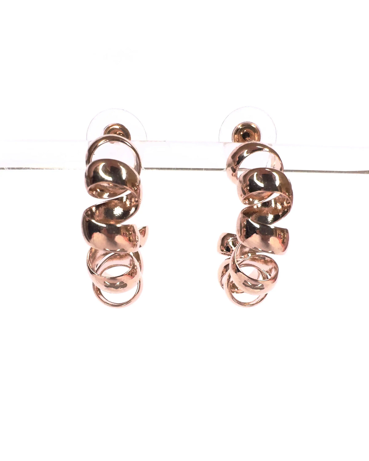 Orecchini cerchio midi Fusillo Rose’