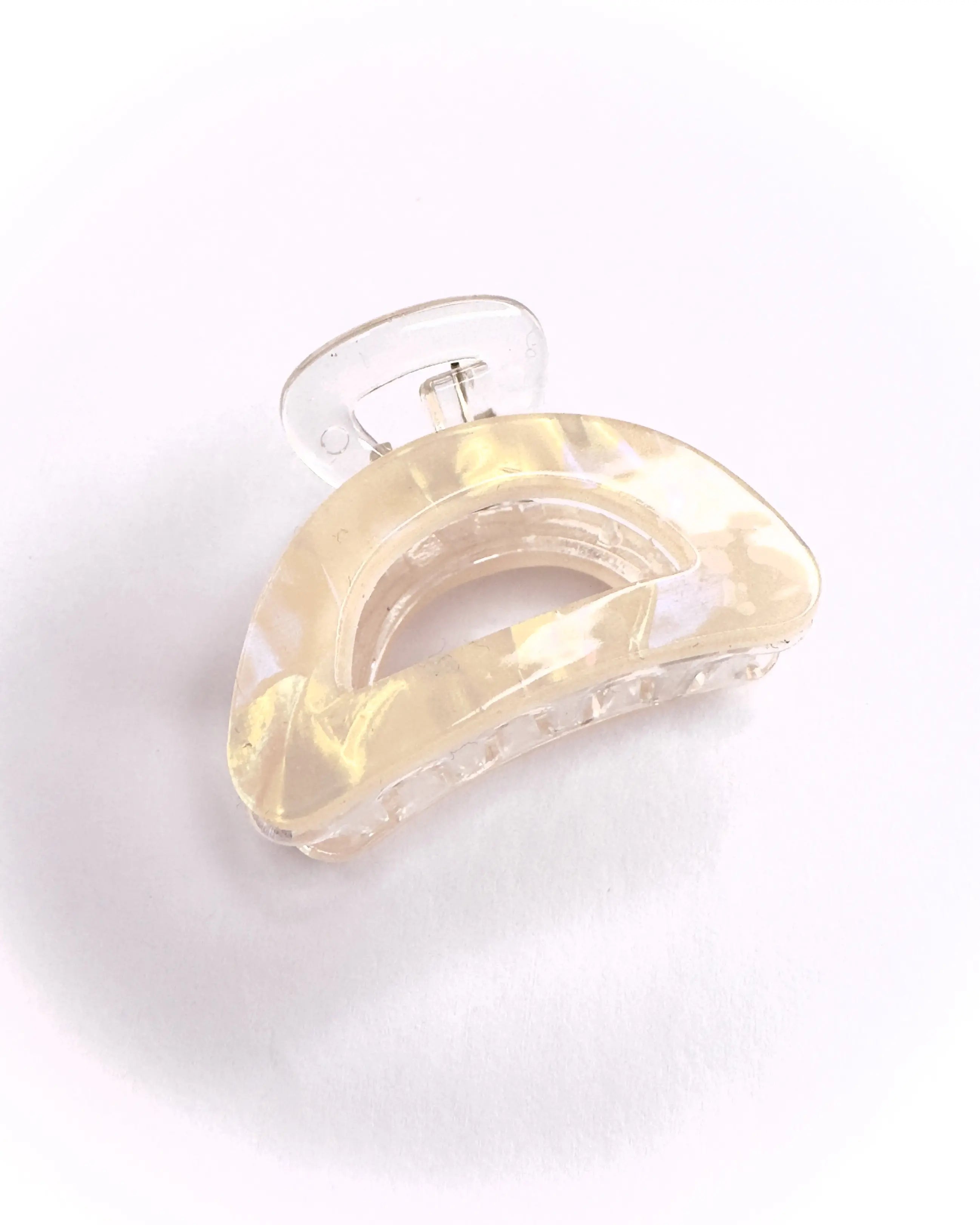 Pinza per capelli media perlata