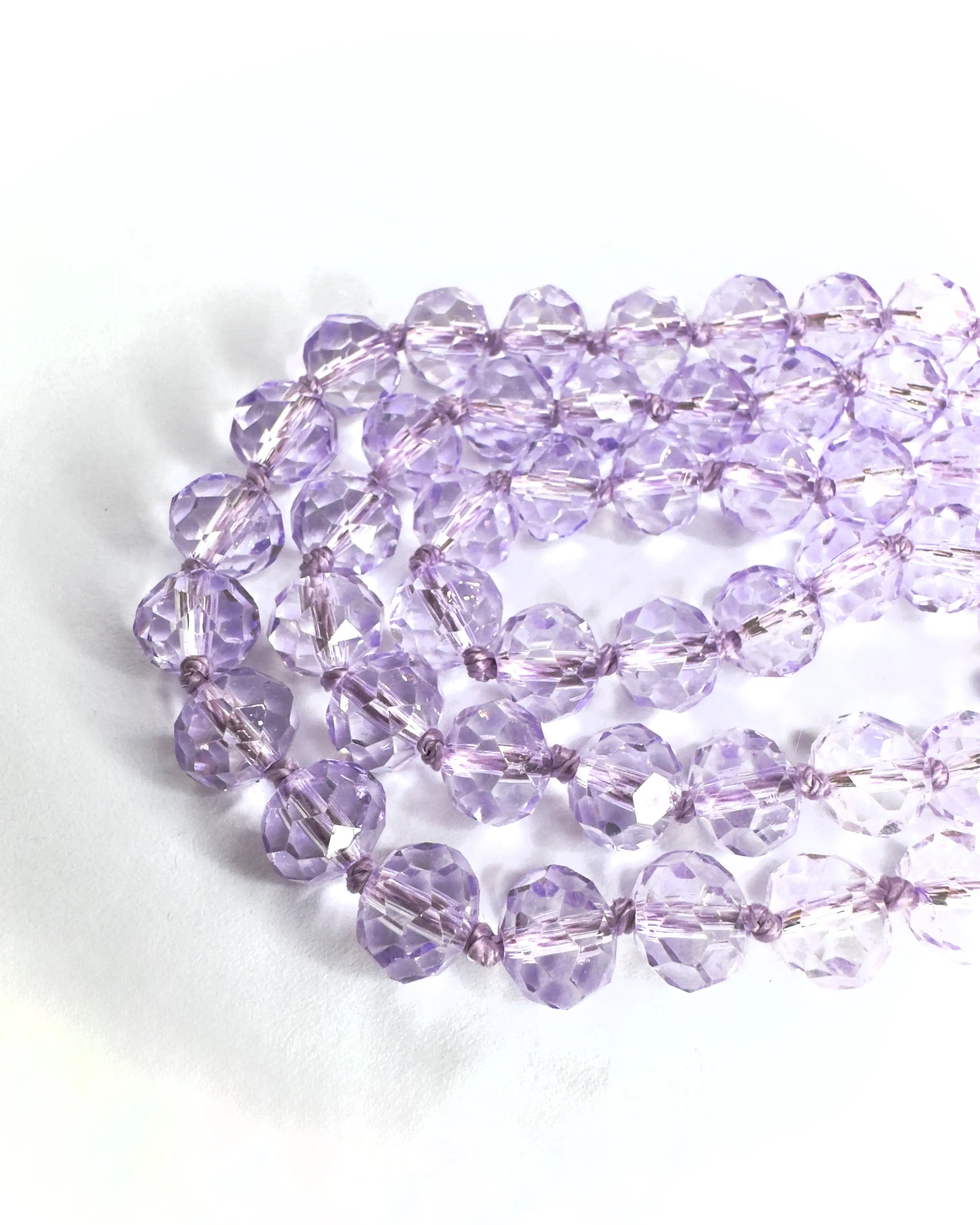 Collana lunga in vetro Cristallo