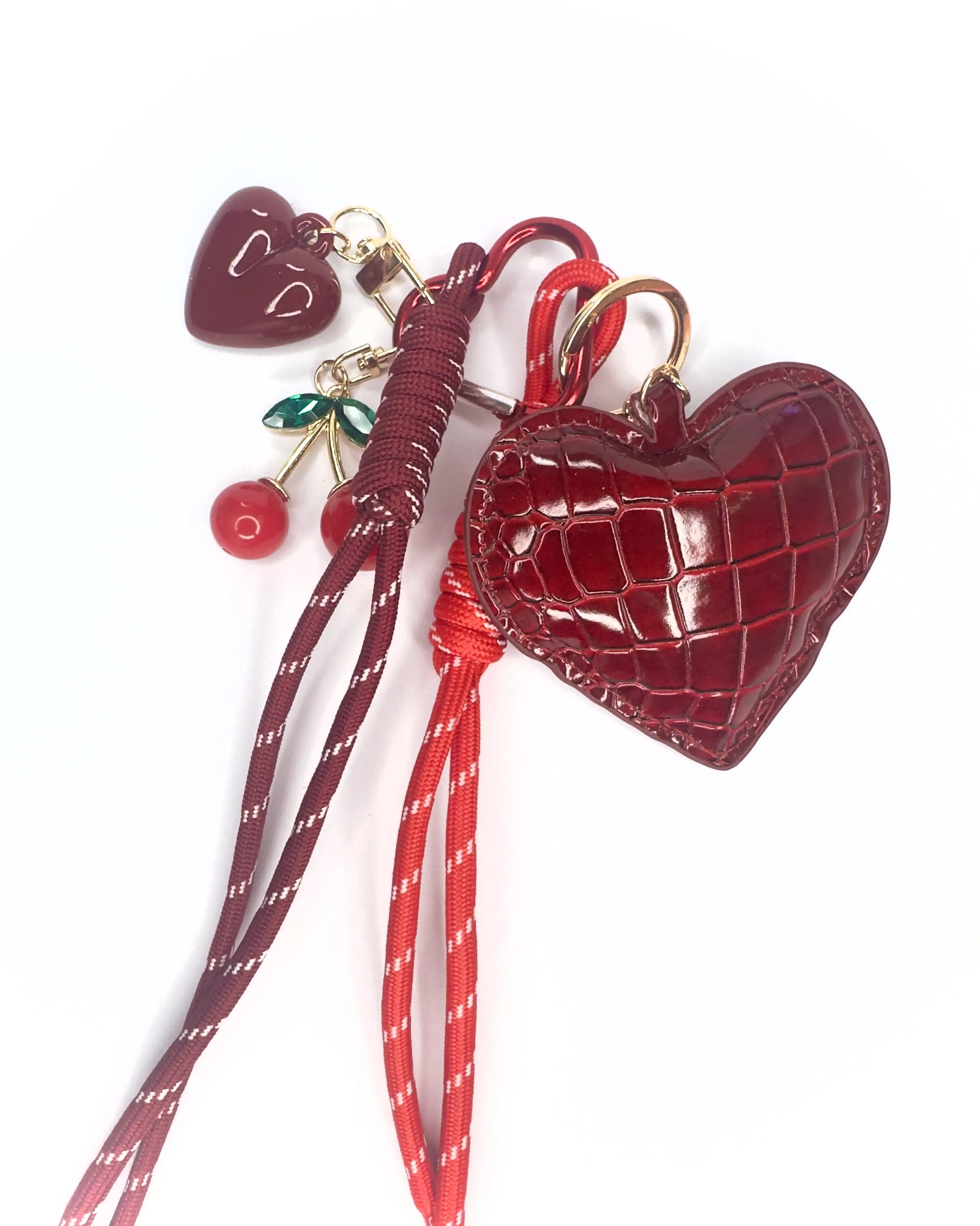 Portachiavi multi charms Cuore