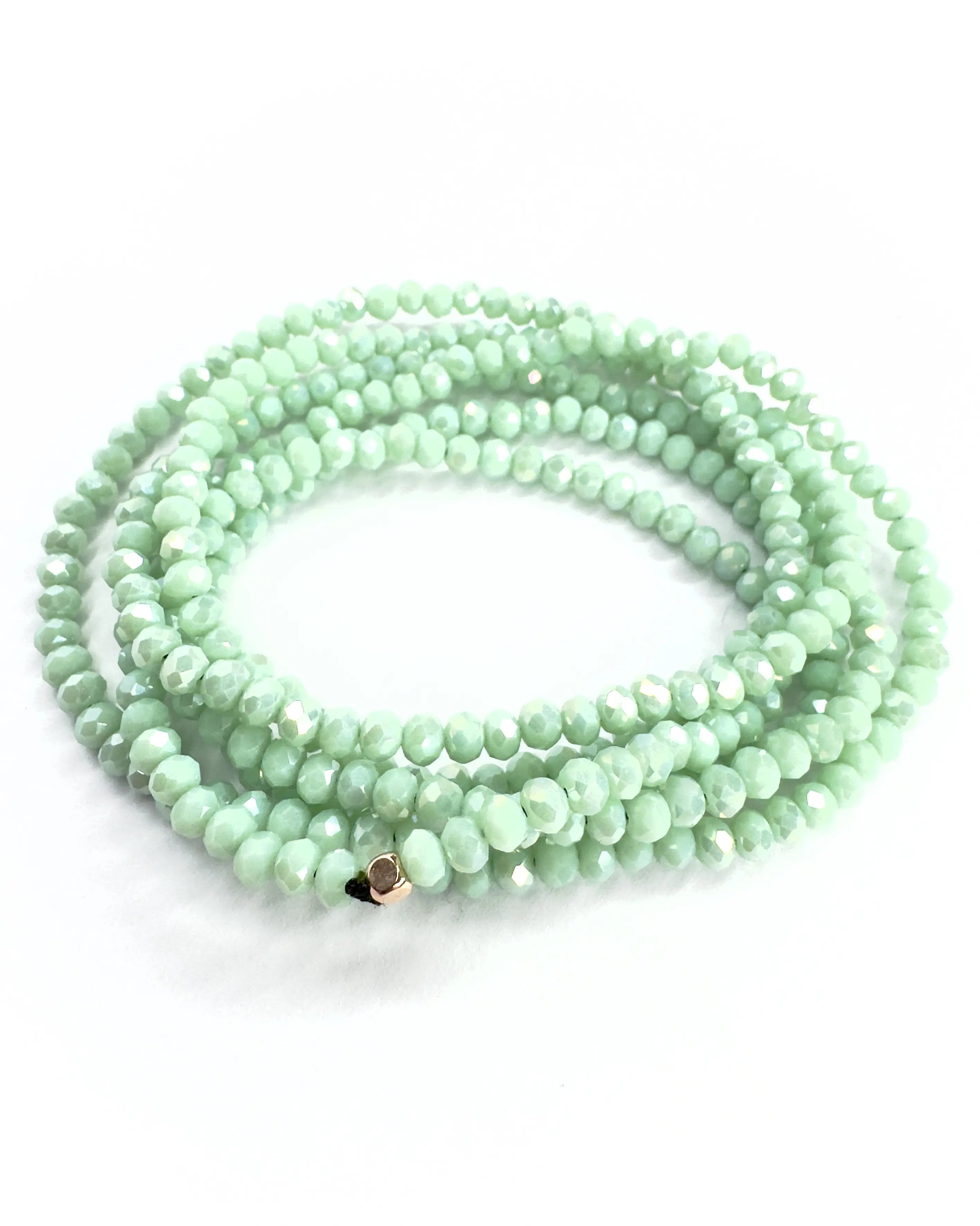 Collana lunga in vetro cristallo Essential