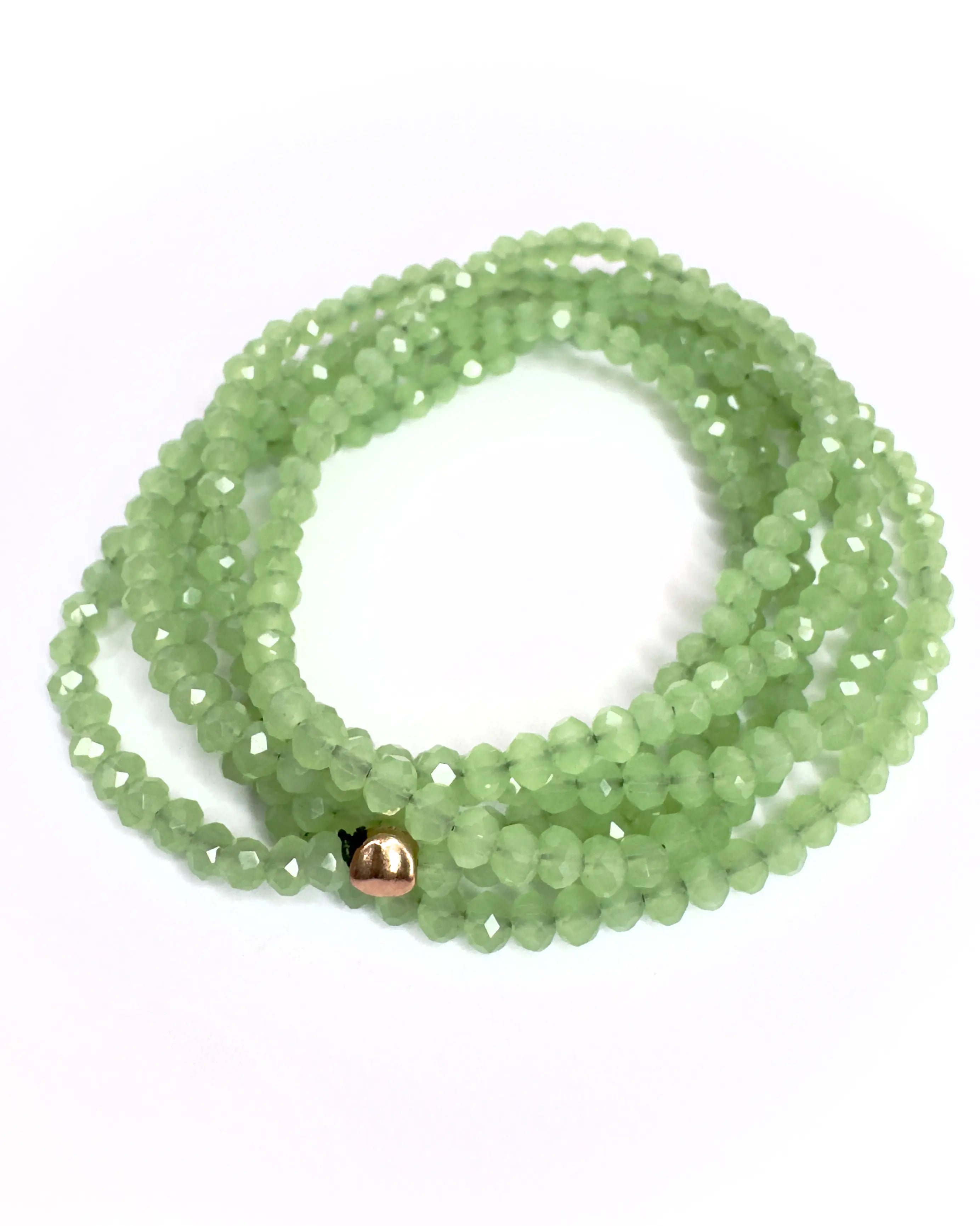 Collana lunga in vetro cristallo Essential