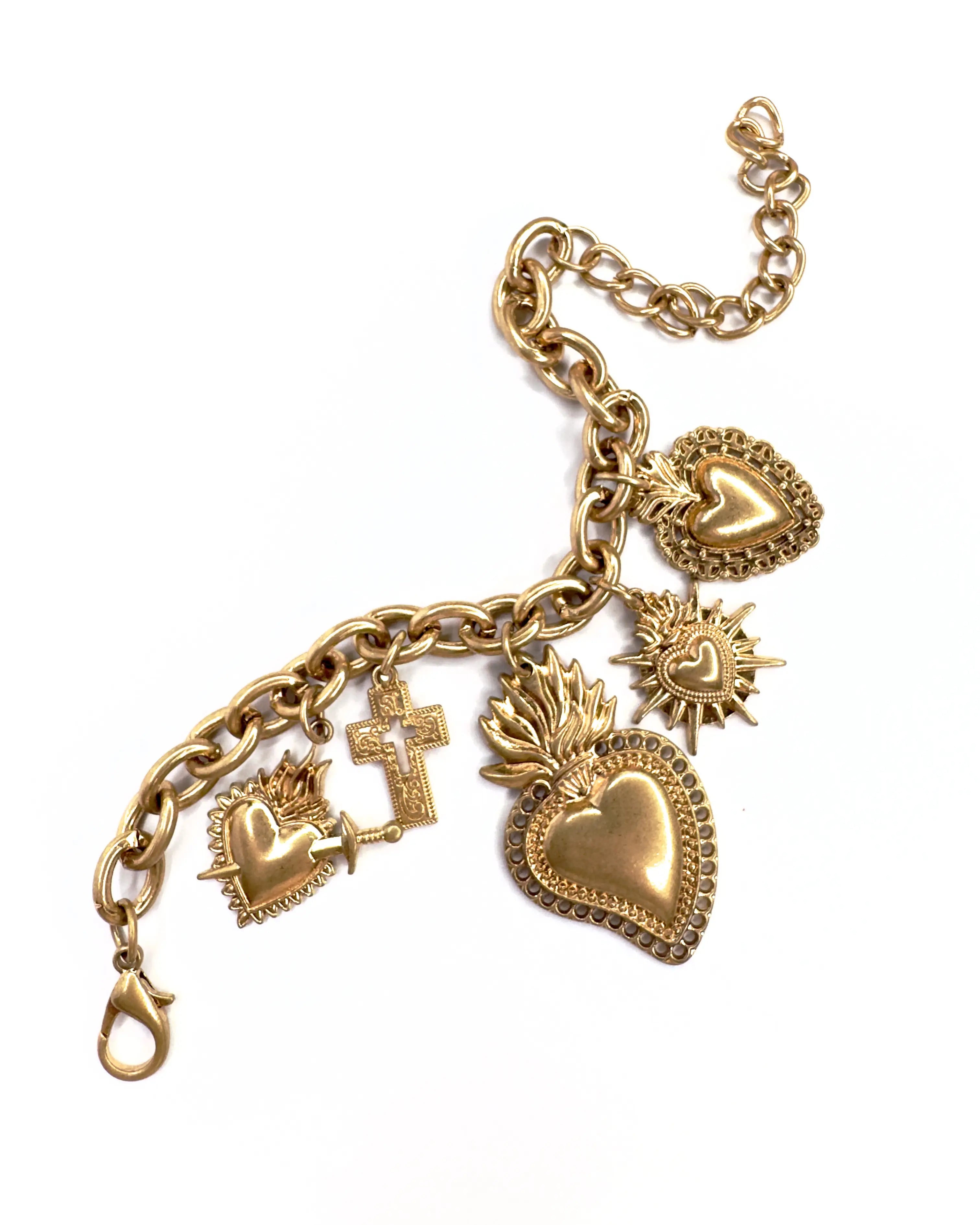 Bracciale Cuore Votivo Catena